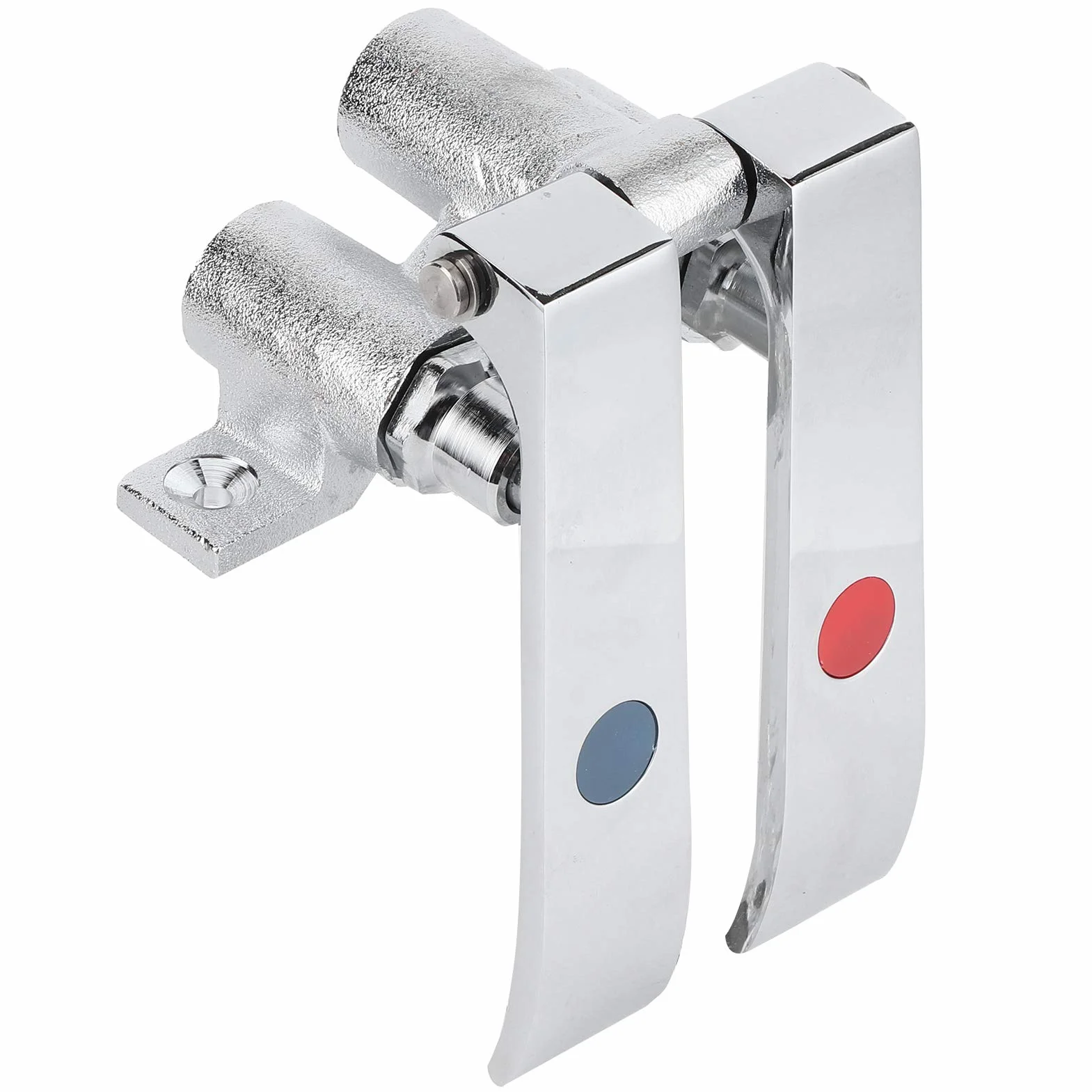 Easy Install Stop Valve, G1/2 gwintowany zawór zamienny do kranu w kuchniach, łazienkach, barach i hotelach (Podwójny zawór kolanowy)