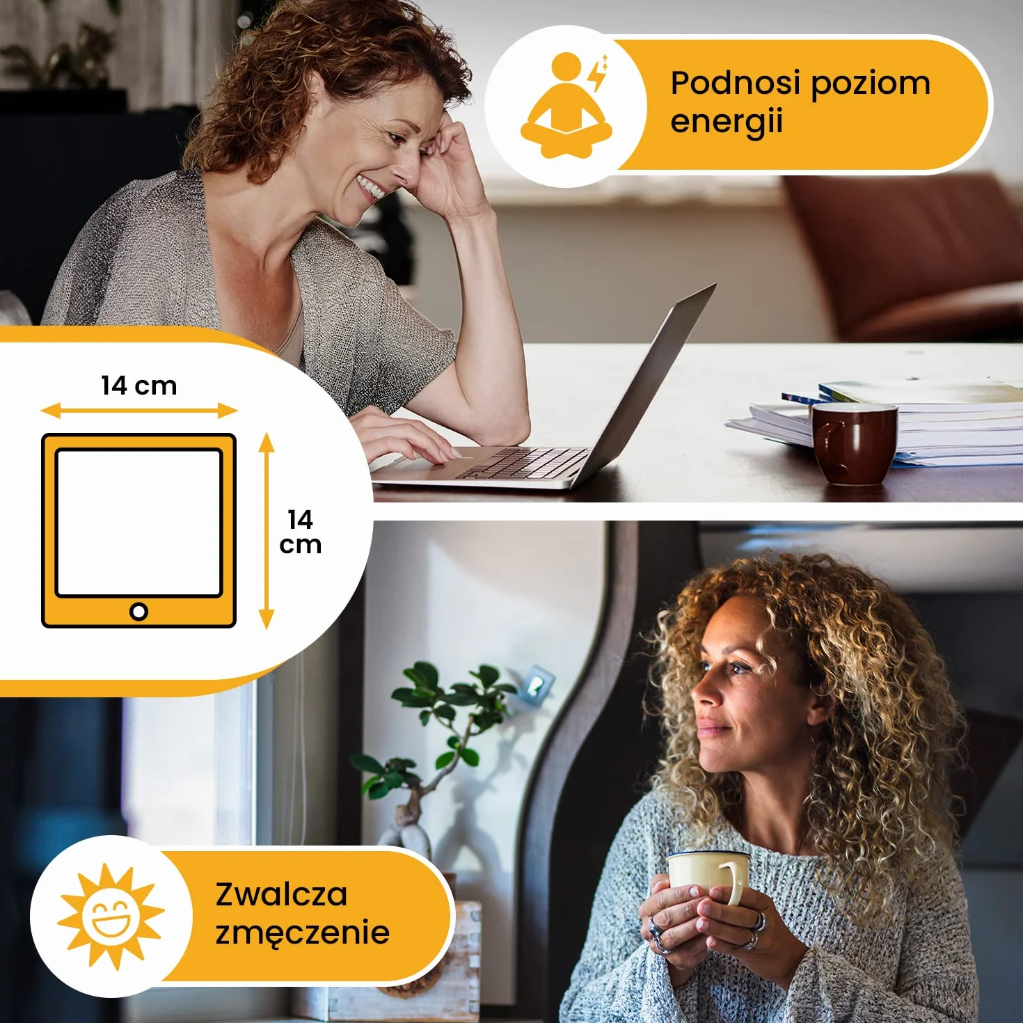 Lampa do światłoterapii 10000 Lux - Więcej Energii Każdego Dnia – Światłem O Pełnym Widmie - Poprawia Nastrój I Morale