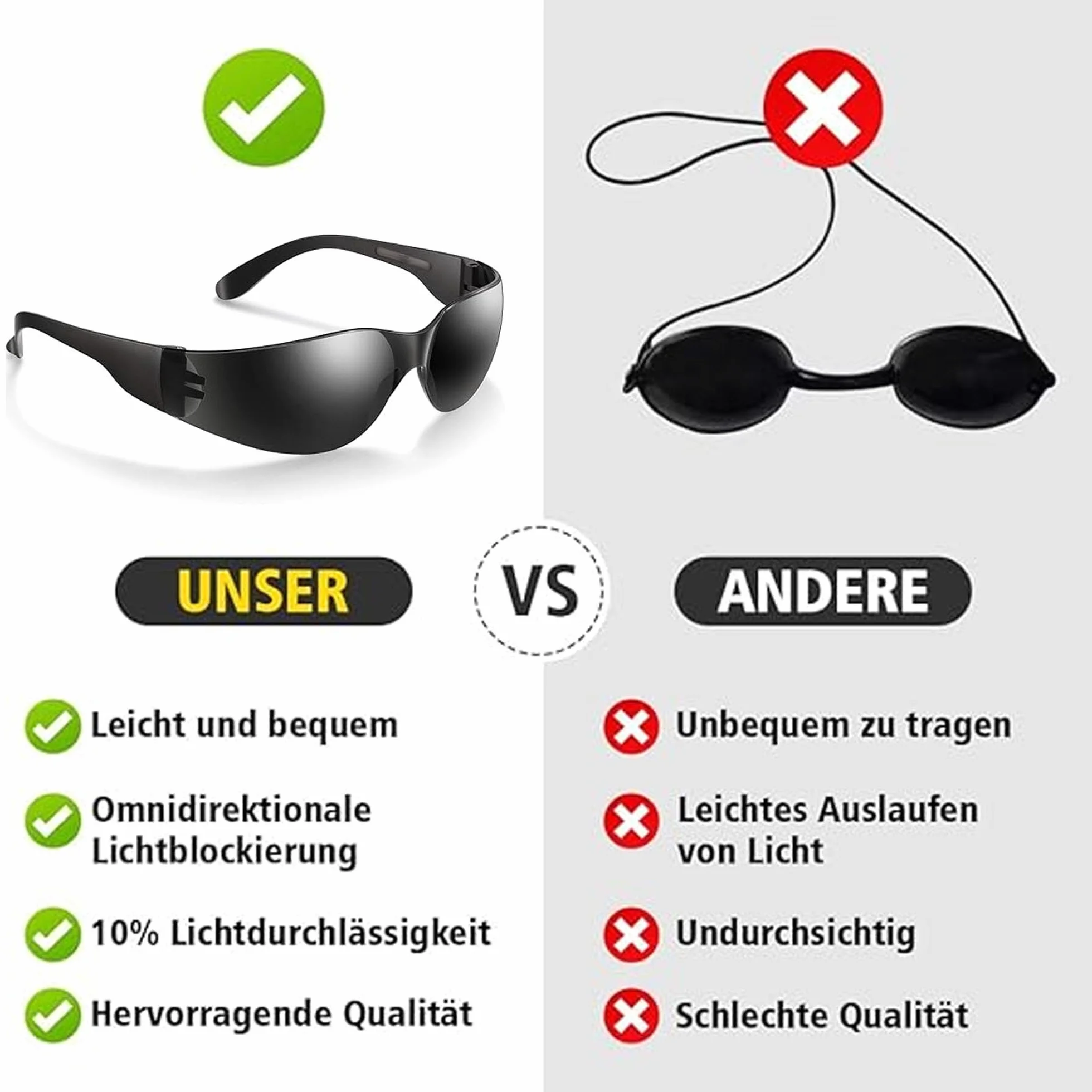 Okulary ochronne IPL 200NM-2000NM Laser do usuwania włosów HPL/IPL, okulary ochronne UV IPL, dla pracowników kosmetologii, terapia światłem czerwonym IPL