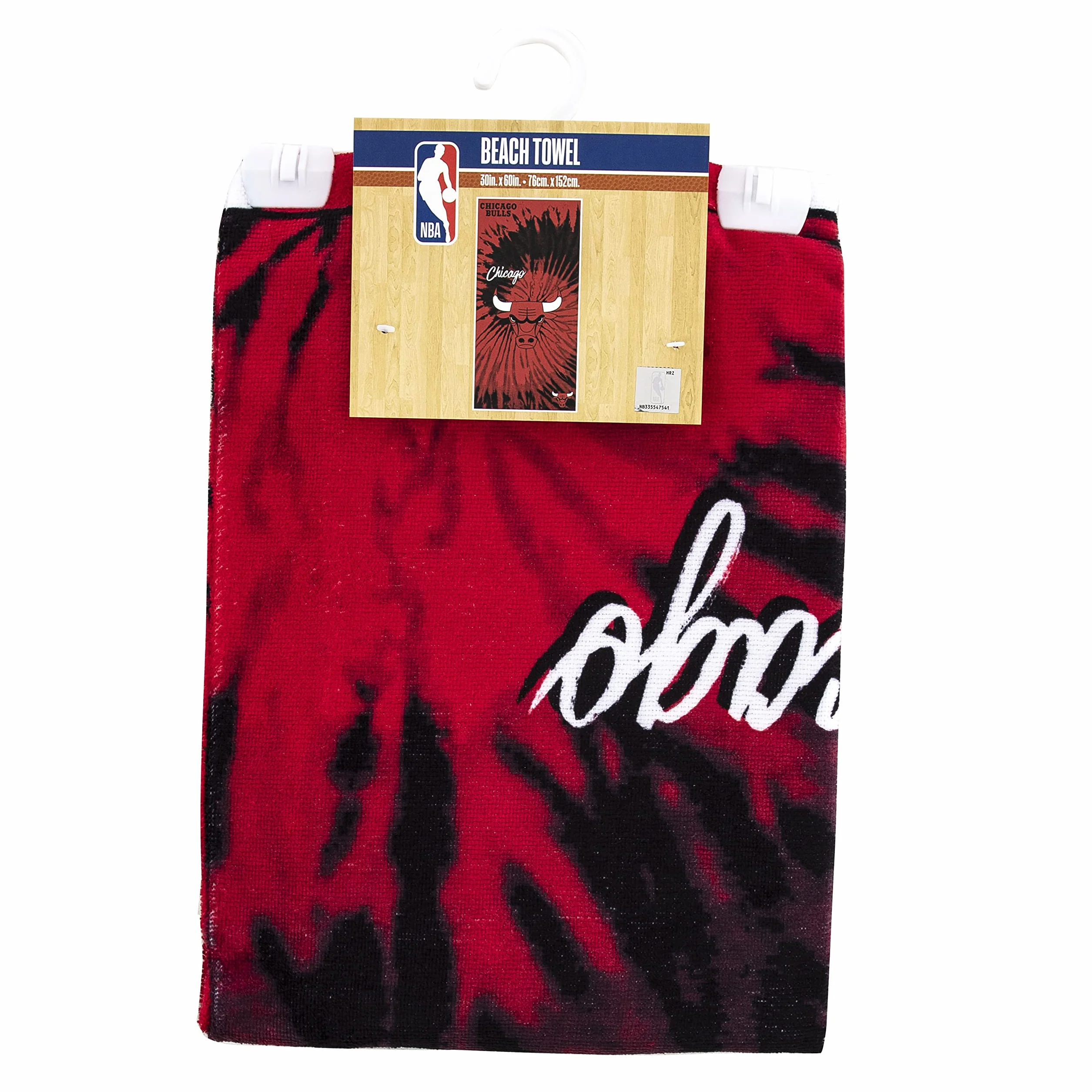 Northwest NBA Chicago Bulls Unisex - ręcznik plażowy dla dorosłych, 76 cm x 152 cm, psychodeliczny