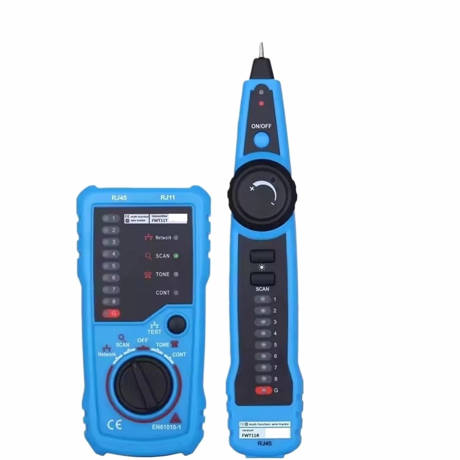 Tester lokalizacji kabli do wykrywania sieciowych, telefonicznych, RJ11, RJ45, Cat5, Cat6, Ethernet LAN Testy transmisji