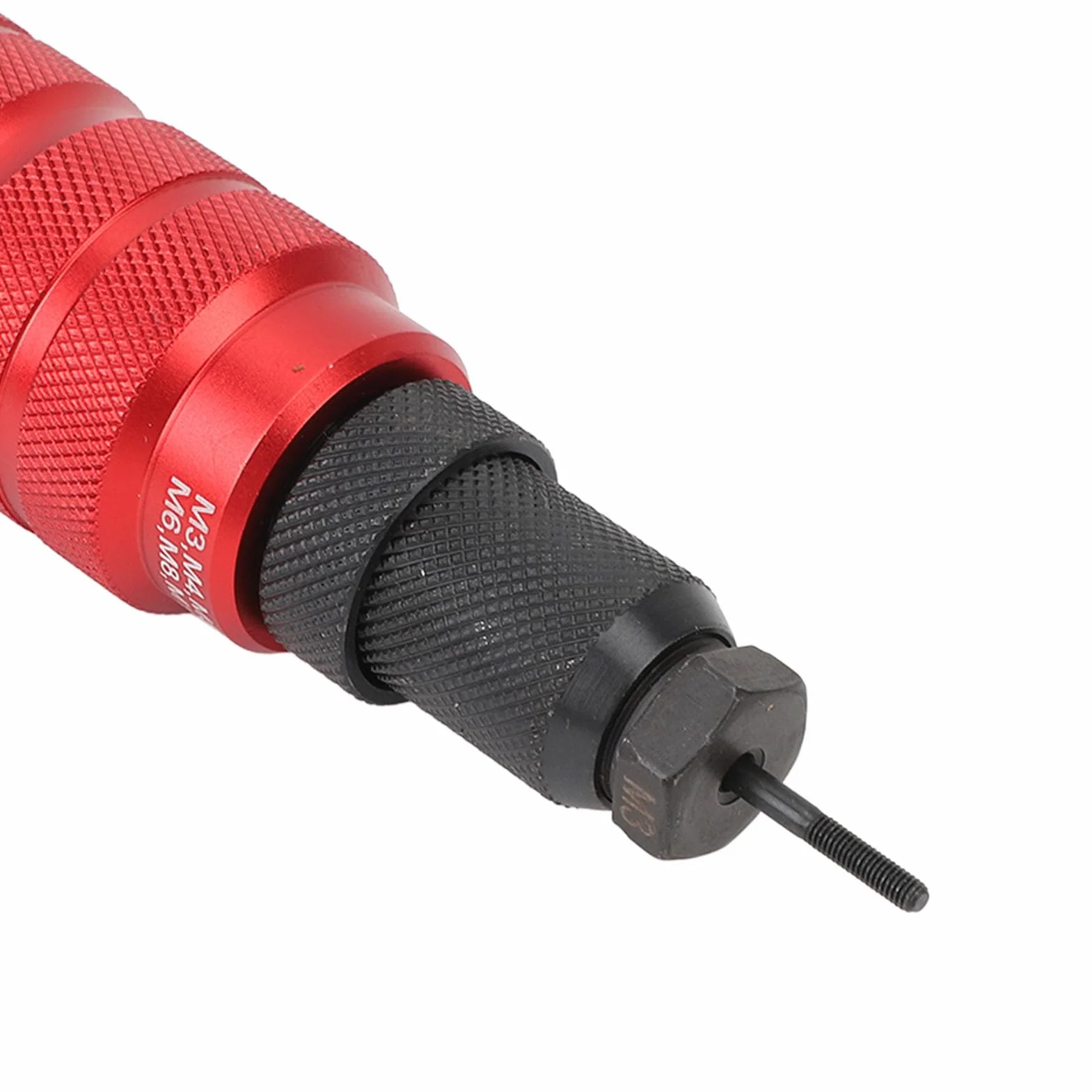 Zestaw Adaptera do Wiertarki do Nitonakrętek, Elektryczny Adapter do Nitonakrętek z 6 Wymiennymi Głowicami 150 Nakrętek do Montażu, Konserwacji, Aluminiowy materiał Konstrukcyjny