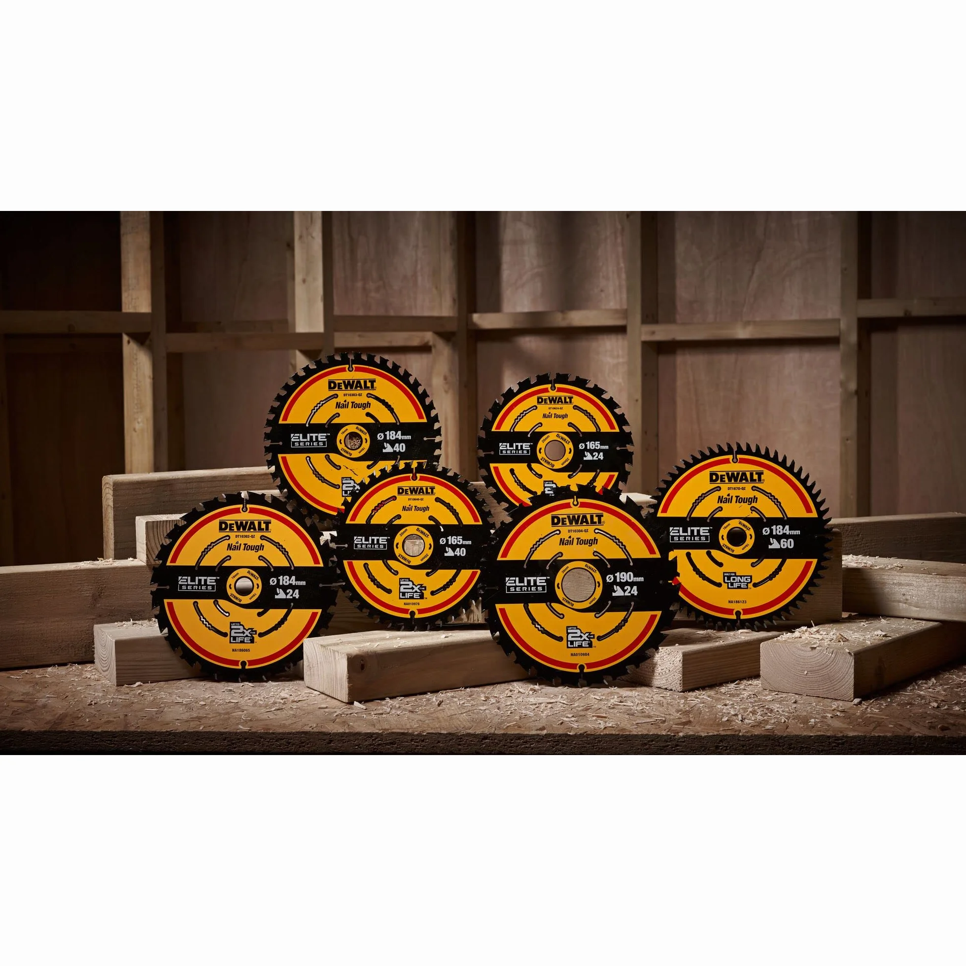 Dewalt Elite DT10640 brzeszczot piły tarczowej ø 165/20 mm, szerokość cięcia: 1,65 mm, 40 zębów, geometria zębów: WZ, kąt zębów: 18°, ultra ostre zęby z twardego metalu, z Nail Tough, do precyzyjnych