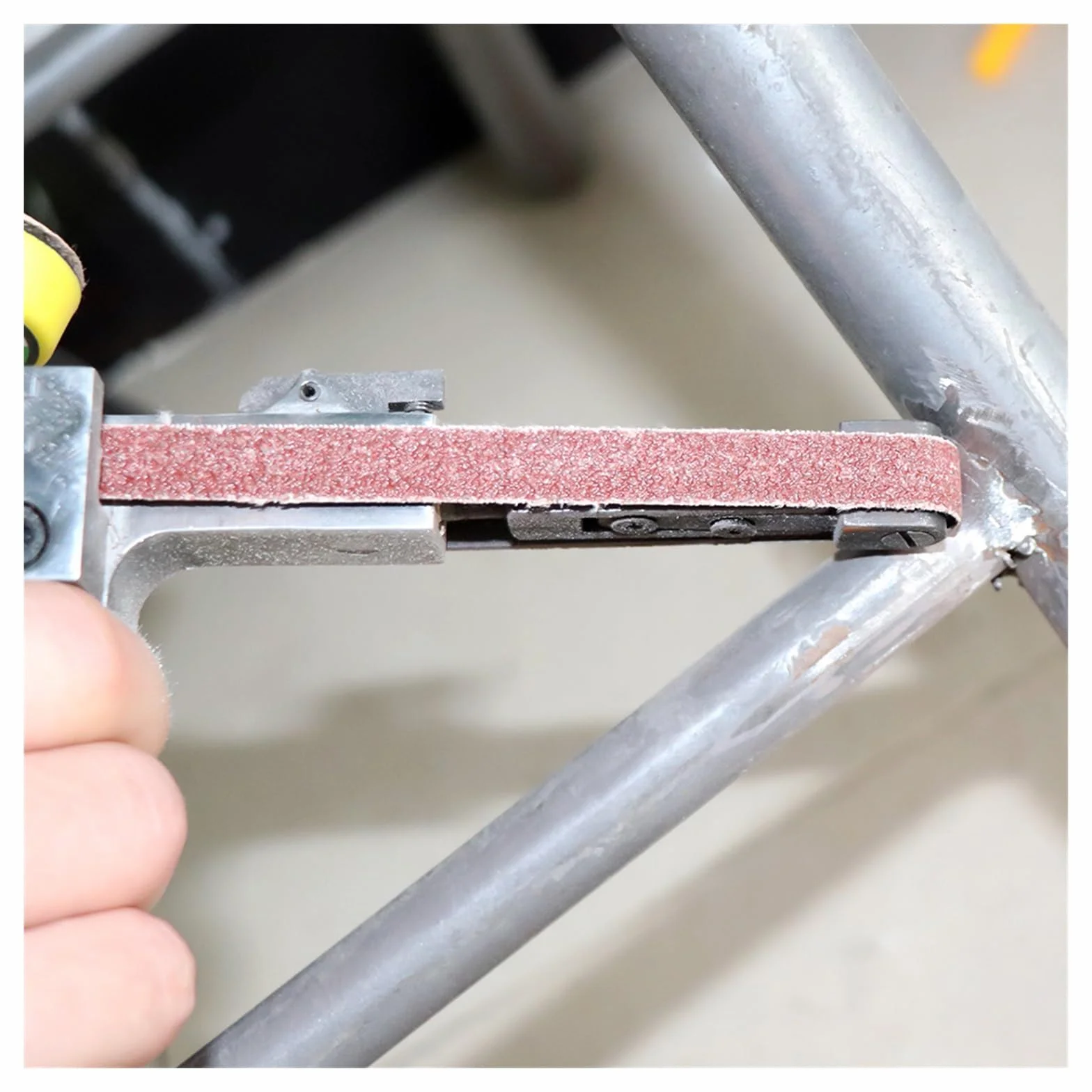 Szlifierka elektryczna Szlifierka kątowa elektryczna szlifierka taśmowa DIY Mini szlifierka 10000/min mała ręczna maszyna z 9 szt. Taśma szlifierska do obróbki drewna Wysoka prędkość, cichsza