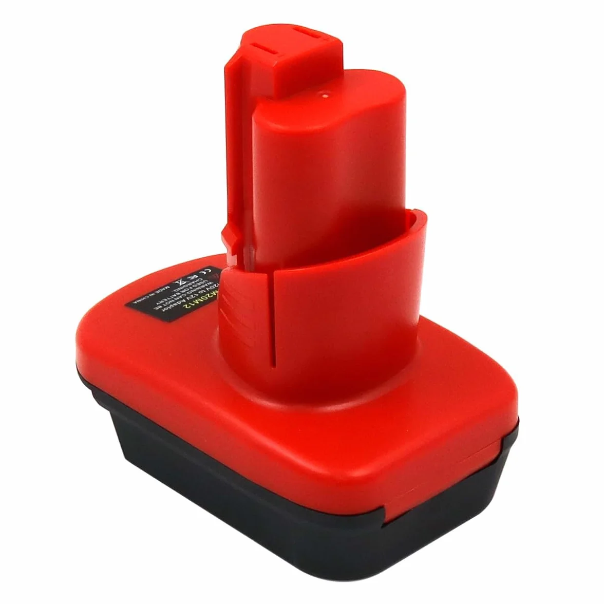 Namvo Adapter M12 Kompatybilny z Avec Les Outils Electriques Milwaukee 18V DeWalt 18V 20V Push On Charge Les Electriques M12 do gramofonowania Avec Les Batteries M18