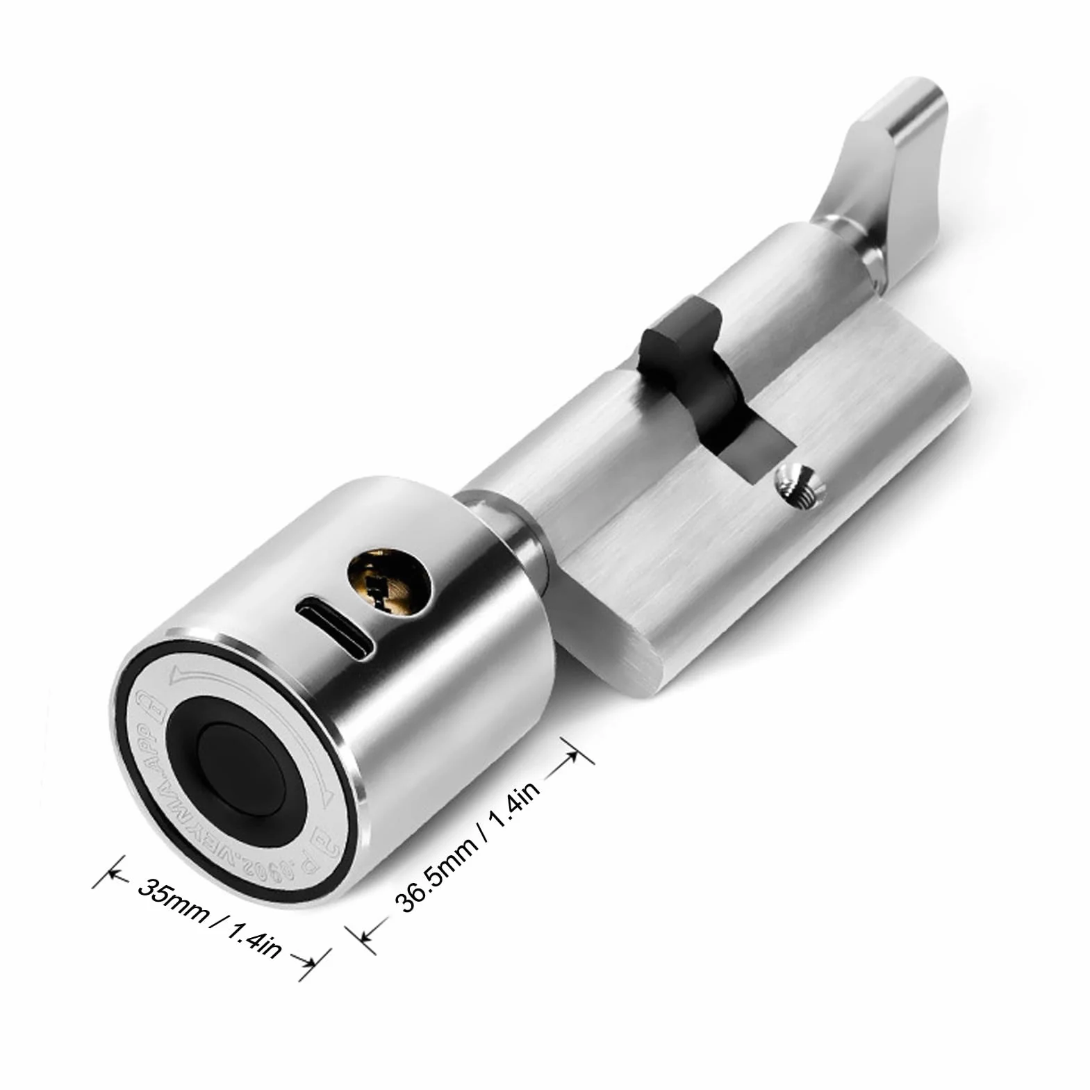 Sonew Inteligentny Elektroniczny Cylinder Zamka Drzwi, Inteligentny Cylinder Zamka Drzwi Szybkie Rozpoznawanie Kontrola Aplikacji Inteligentny Zamek dla Bezpieczeństwa w Domu