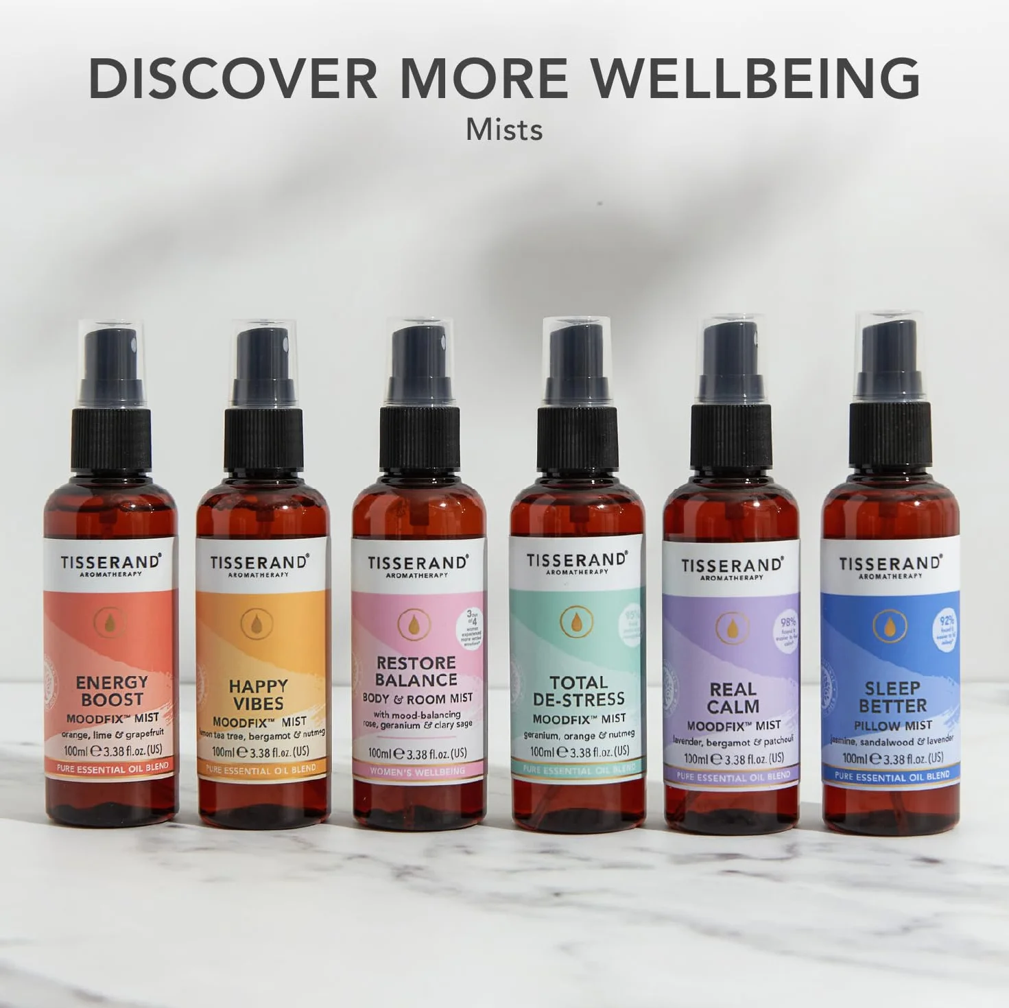 Tisserand Aromatherapy Sleep Better Pillow Mist