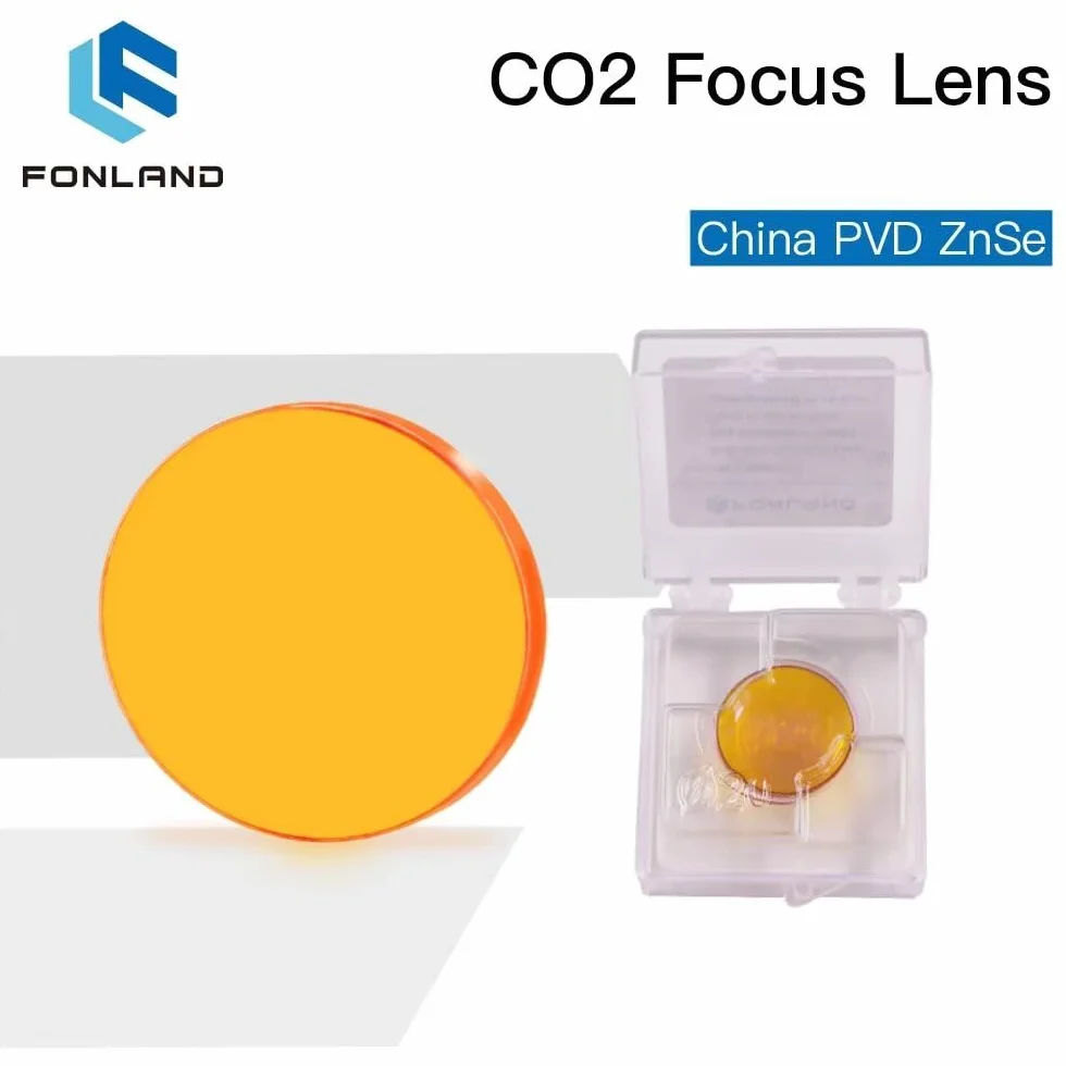 CO2 Laser Focus Lens Chiny PVD ZnSe D12-28 mm, FL 25,4-160 mm (FL 63,5 mm (2,5 cale), średnica 25 mm (0,985 cala) do maszyny do grawerowania laserowego CO2