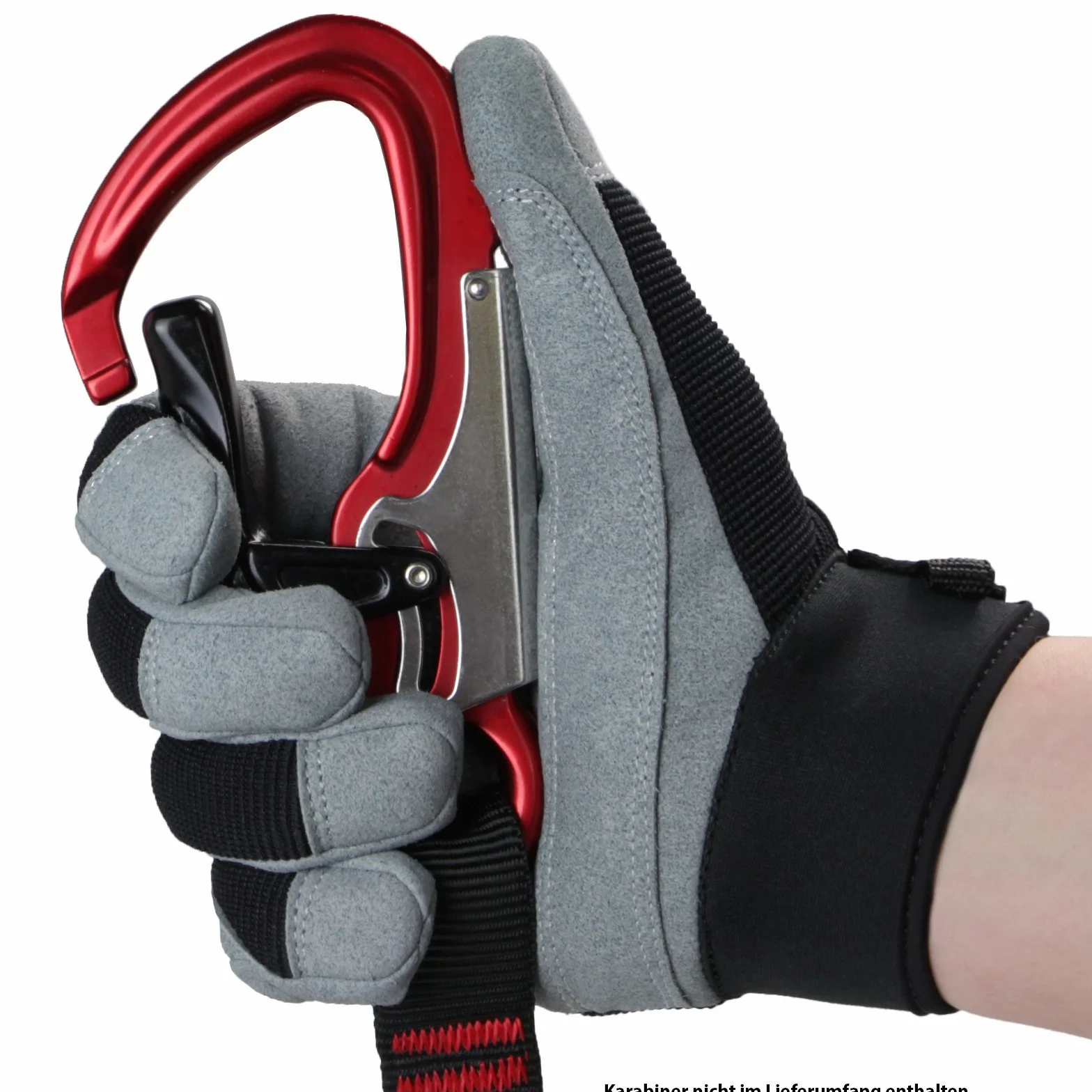 ALPIDEX Rękawiczki do wspinaczki uniseks Fullfinger rękawiczki do wspinaczki Full Finger Gloves Via Ferrata wszystkie palce zamknięte
