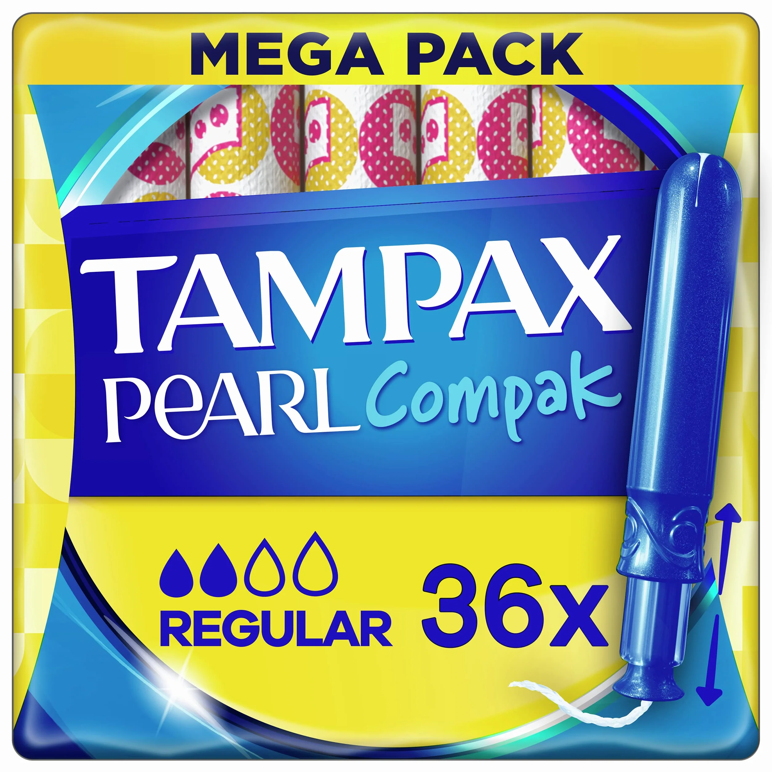 Tampax Compak Pearl Regular tampony, 36 sztuk