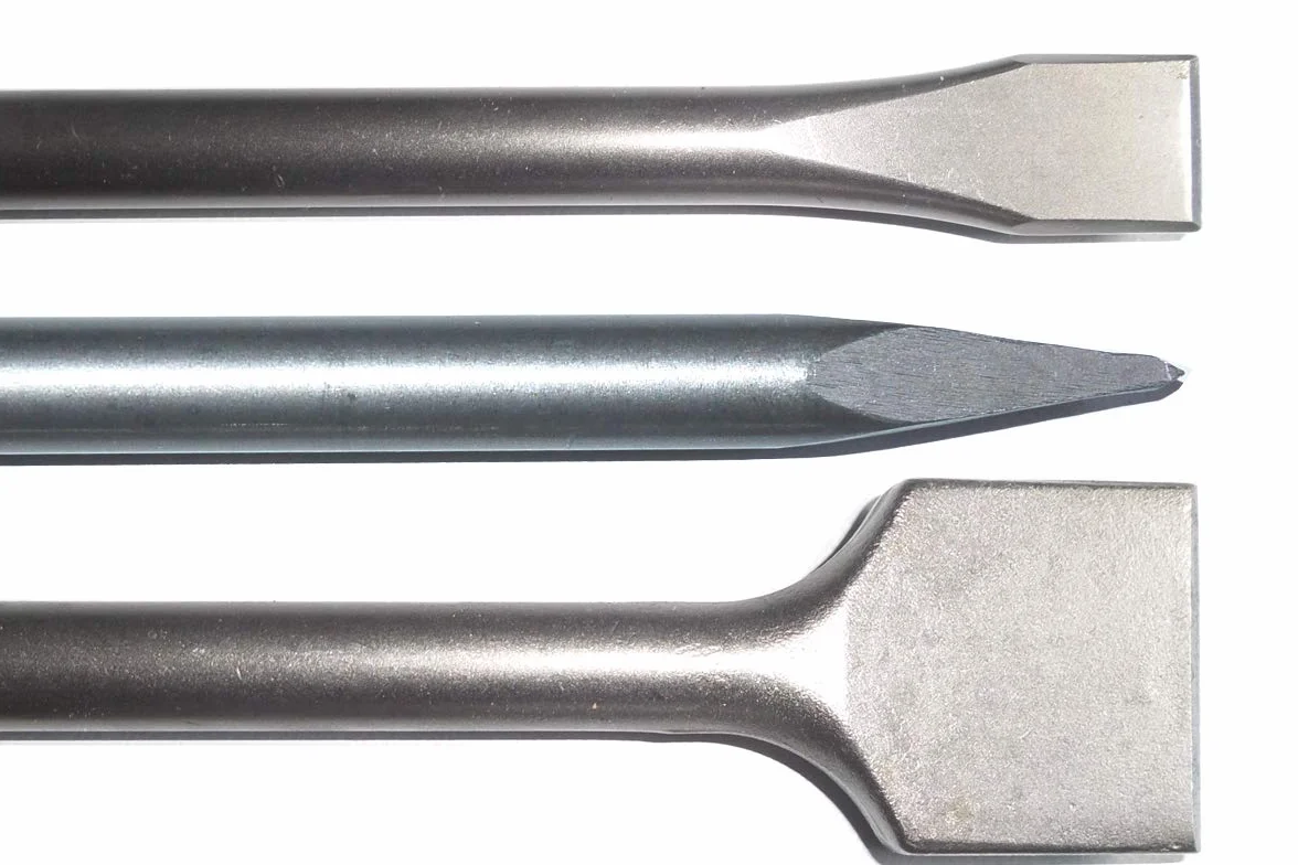 SDS MAX Meißelset Meißel 600mm lang Spitzmeißel Spatmeißel 25 x 600mm und 50 x 600mm