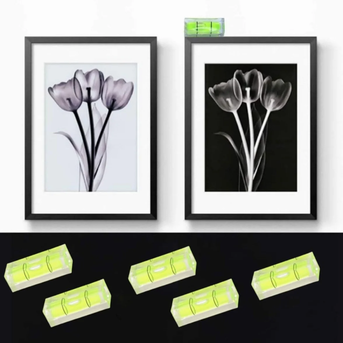 Poziomica bąbelkowa, 5 sztuk mała mini poziomica bąbelkowa, mała poziomica, precyzyjna kieszonkowa poziomica, do kamer kempingowych przyczep kempingowych, 15 x 15 x 40 mm