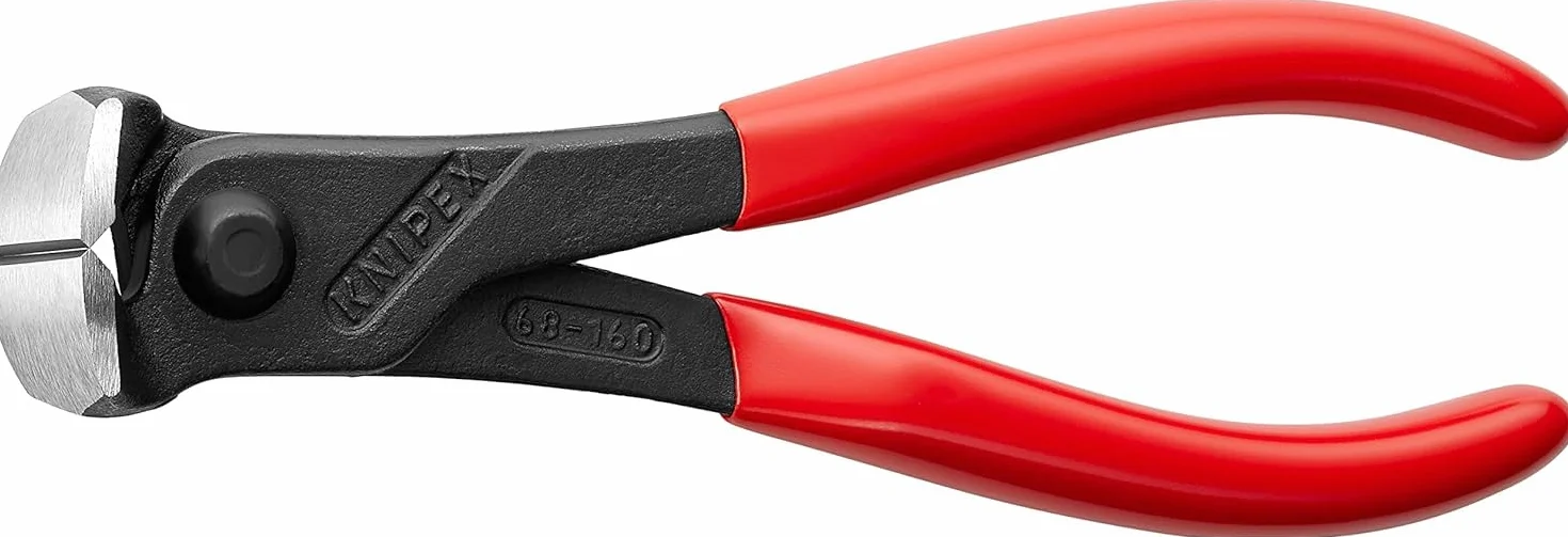 KNIPEX Szczypce tnące czołowe z tworzywa sztucznego, powlekane 160 mm, 68 01 160 EAN