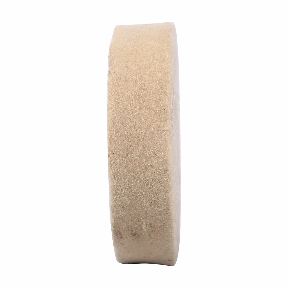 4 szt. Filcowa tarcza polerska Polerowanie wełny Tarcza polerska Szlifowanie okrągłe koło Miękka filcowa podkładka polerska 100x25mm beżowa