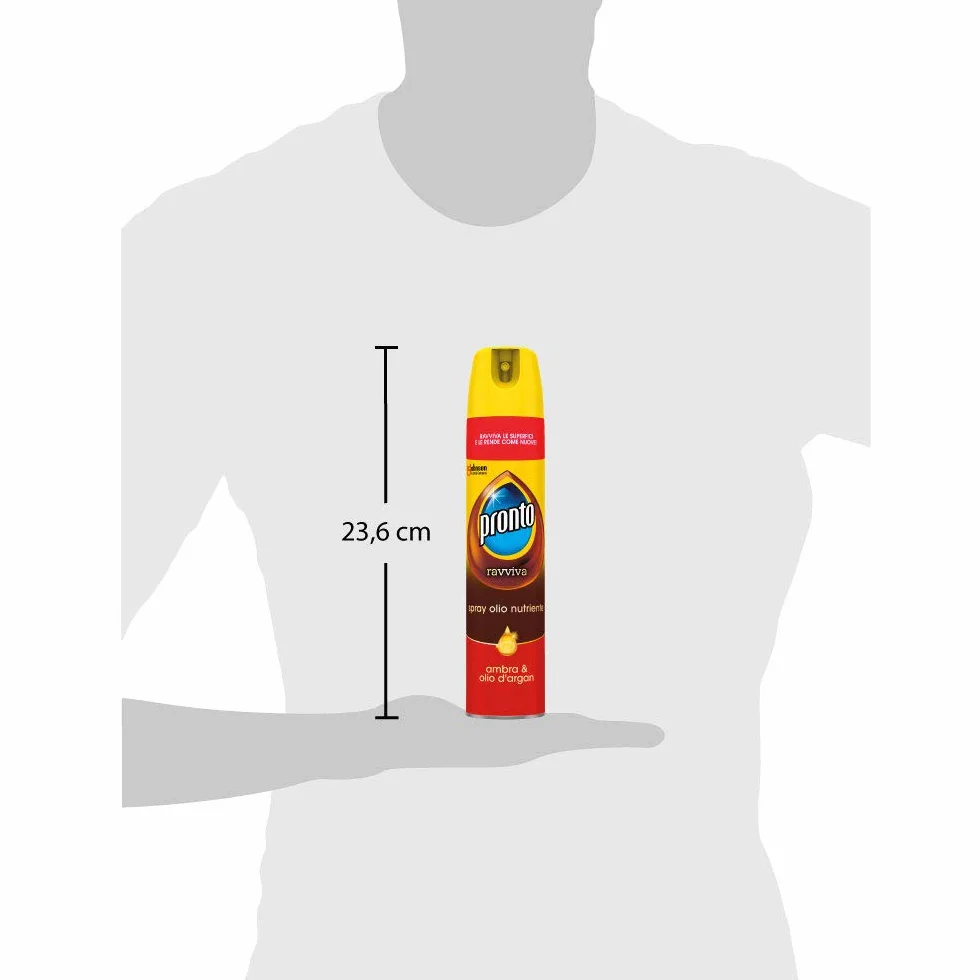 3 x Pronto ravviva Spray Ambra & Argan środek czyszczący 300 ml Środek czyszczący do wyzwalania