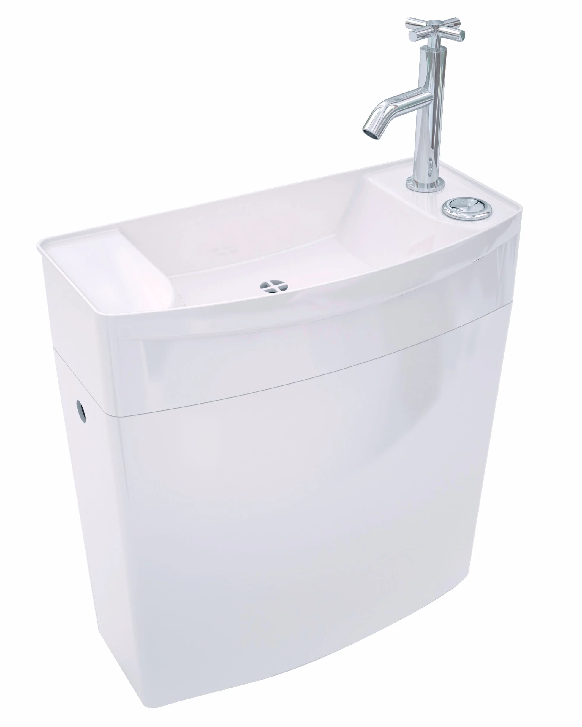 Wirquin 50720090 puszka Iseo z niską umywalką Biały