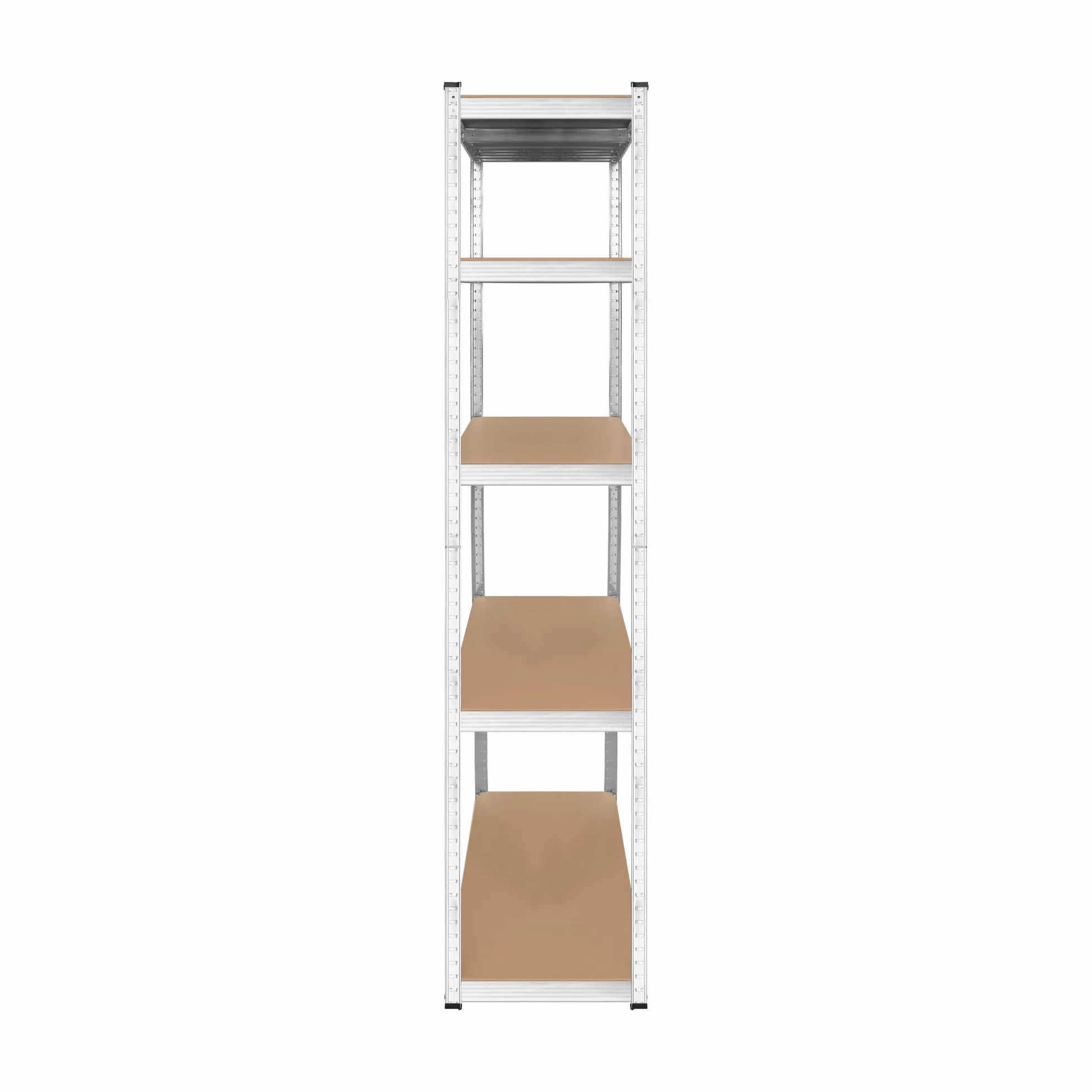 Rebel Electro Regał Metalowy Magazynowy 205x120x45 Srebrny RB-1252