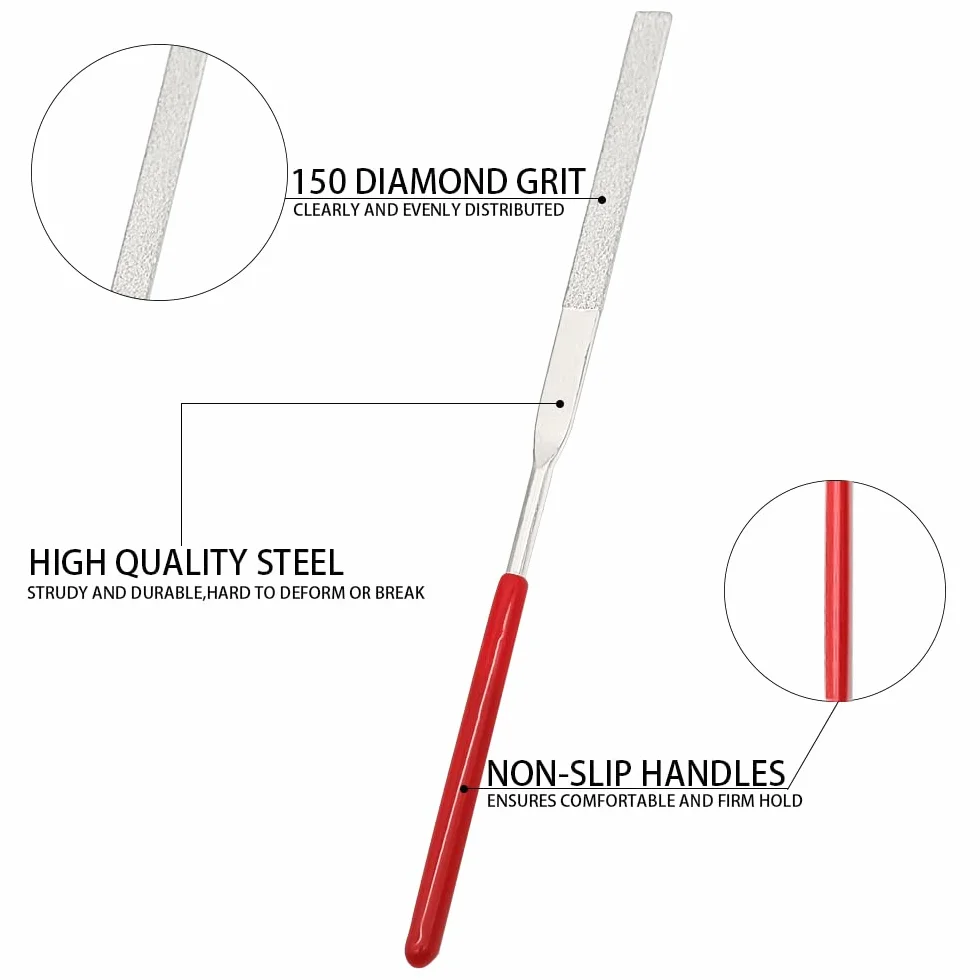 20 sztuk mini diamentowy pilnik igłowy 3x140 mm diamentowy pilnik metalowy mini zestaw pilników diamentowych do szkła, ceramiki, drewna, węglika i cięcia profilu biżuterii
