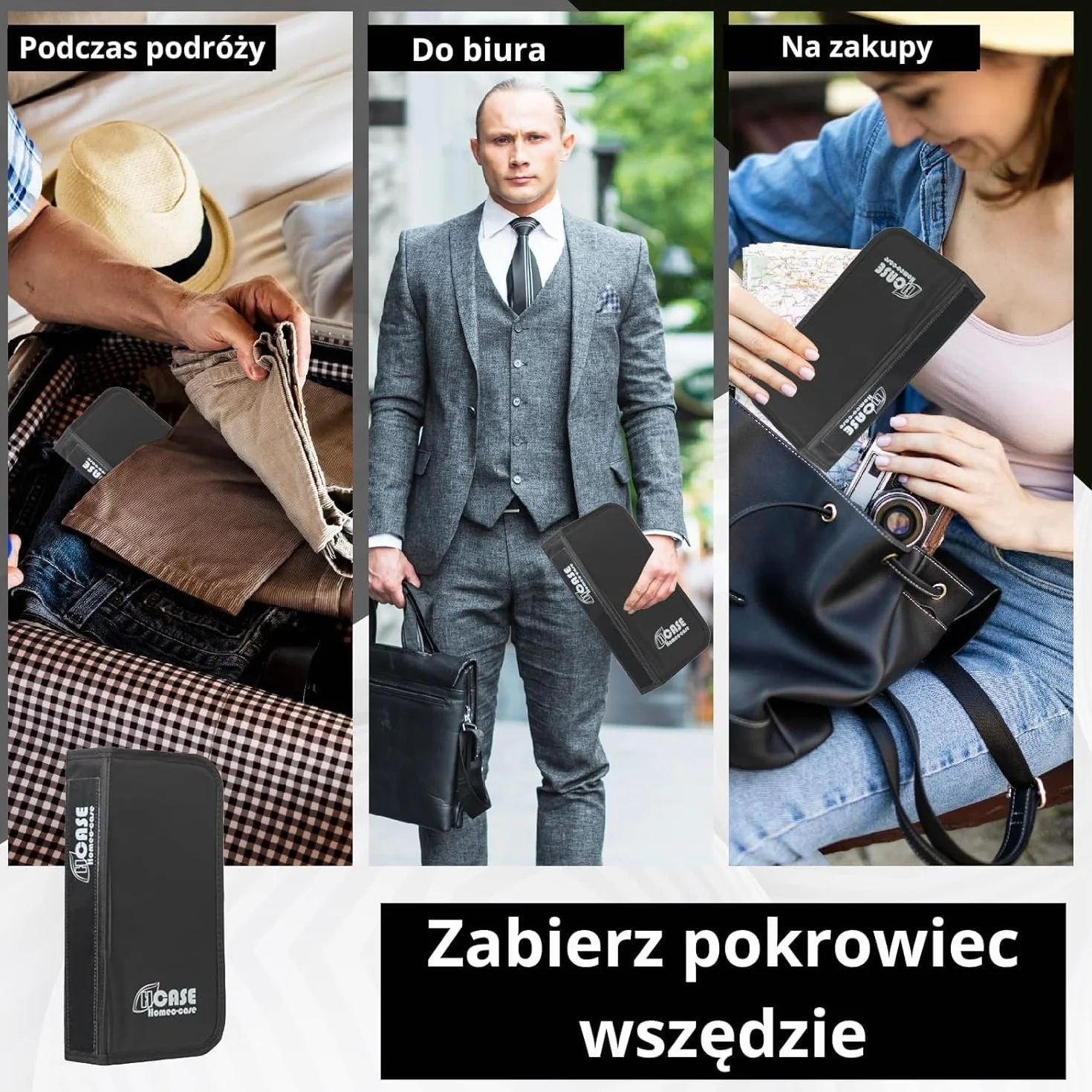 HOMEO-Case | Etui Homeopatyczne z 90 Przestrzeniami na Fiolki Boiron o Pojemności 4 Grama | Nie Zawiera Fiolków | Brązowy