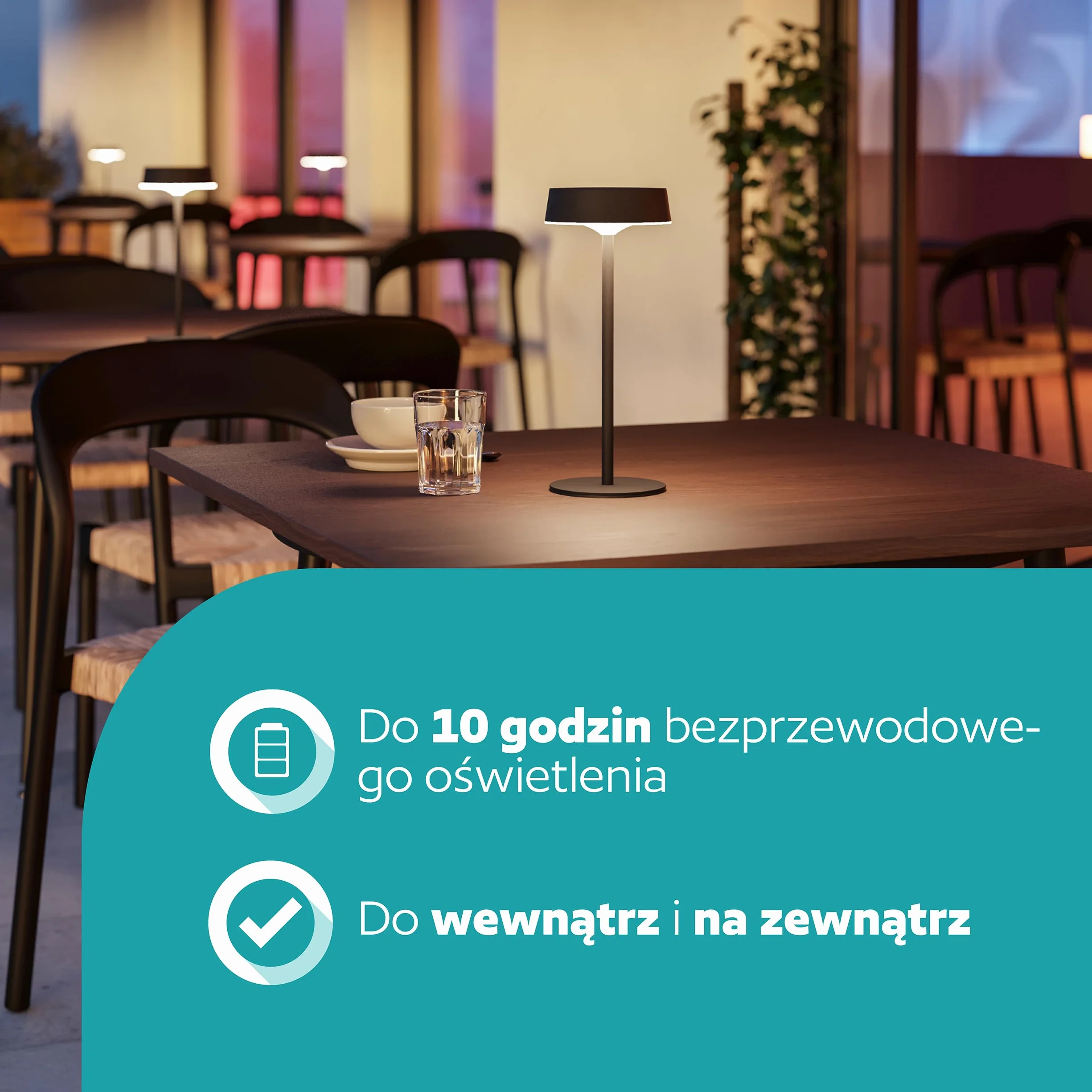 EGLO Simeri Solarna lampa stołowa LED na zewnątrz, bezprzewodowa lampa stołowa na baterie, dotykowa, ściemniana, z metalu w kolorze zielonym, ciepła biel, neutralna biel, zimna biel, IP54
