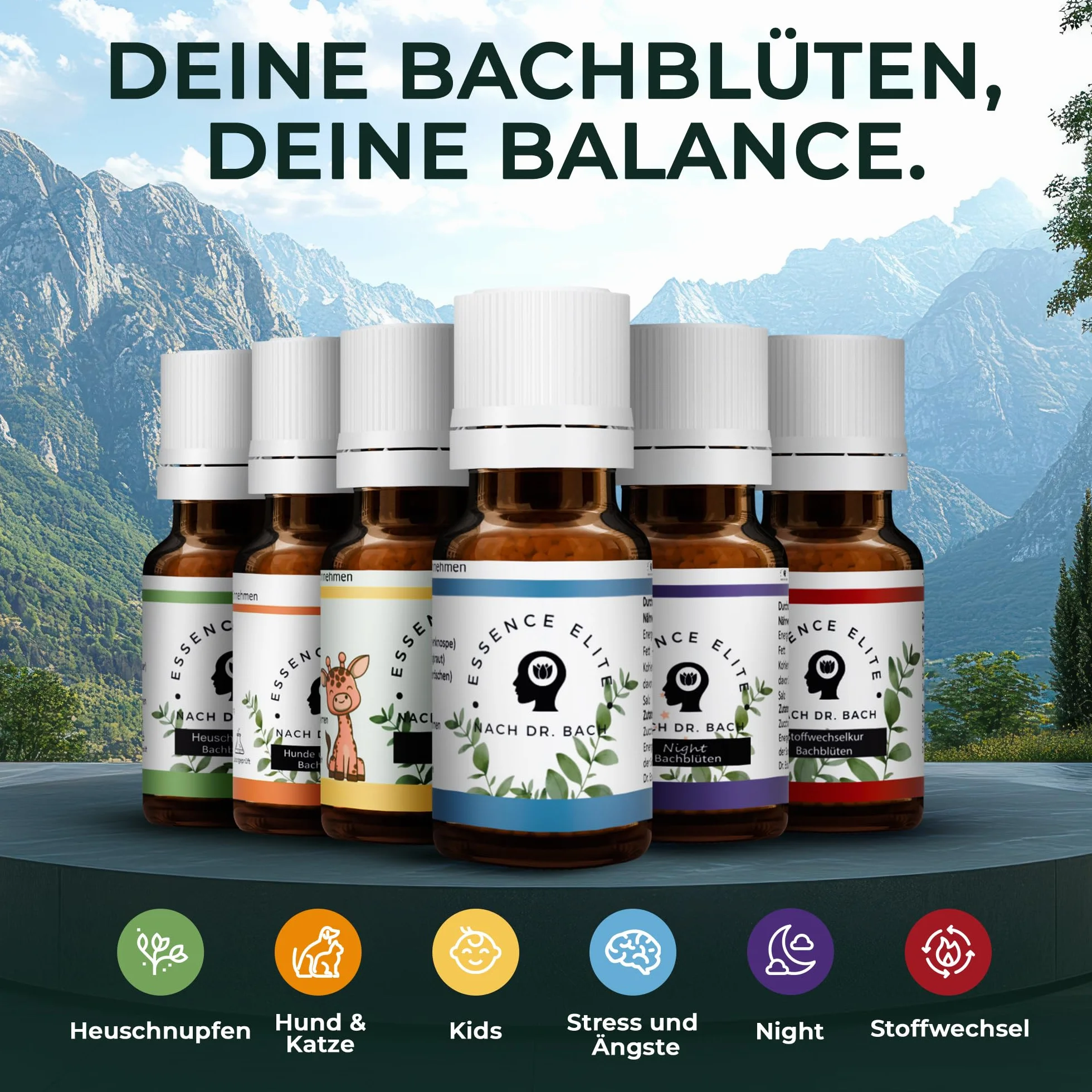 Bachblüten globulki dla dzieci 10 g ADHD lęk egzaminacyjny stres