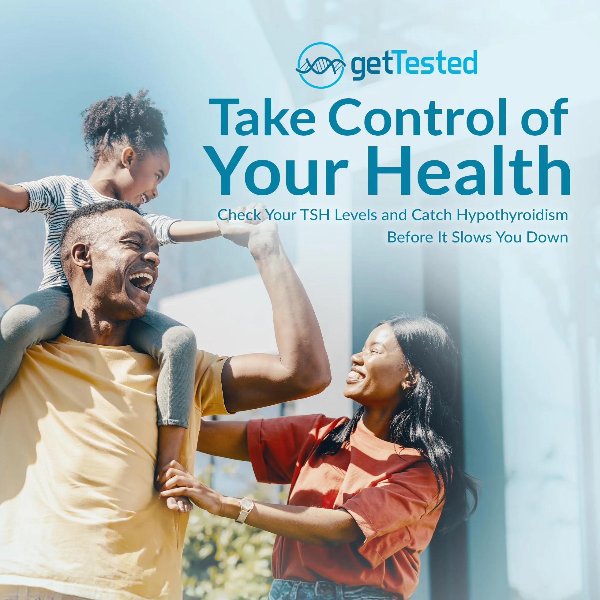 GetTested at Home Test TSH tarczycy (1 test) Test mierzy poziom TSH (hormonu stymulującego tarczycę) we krwi