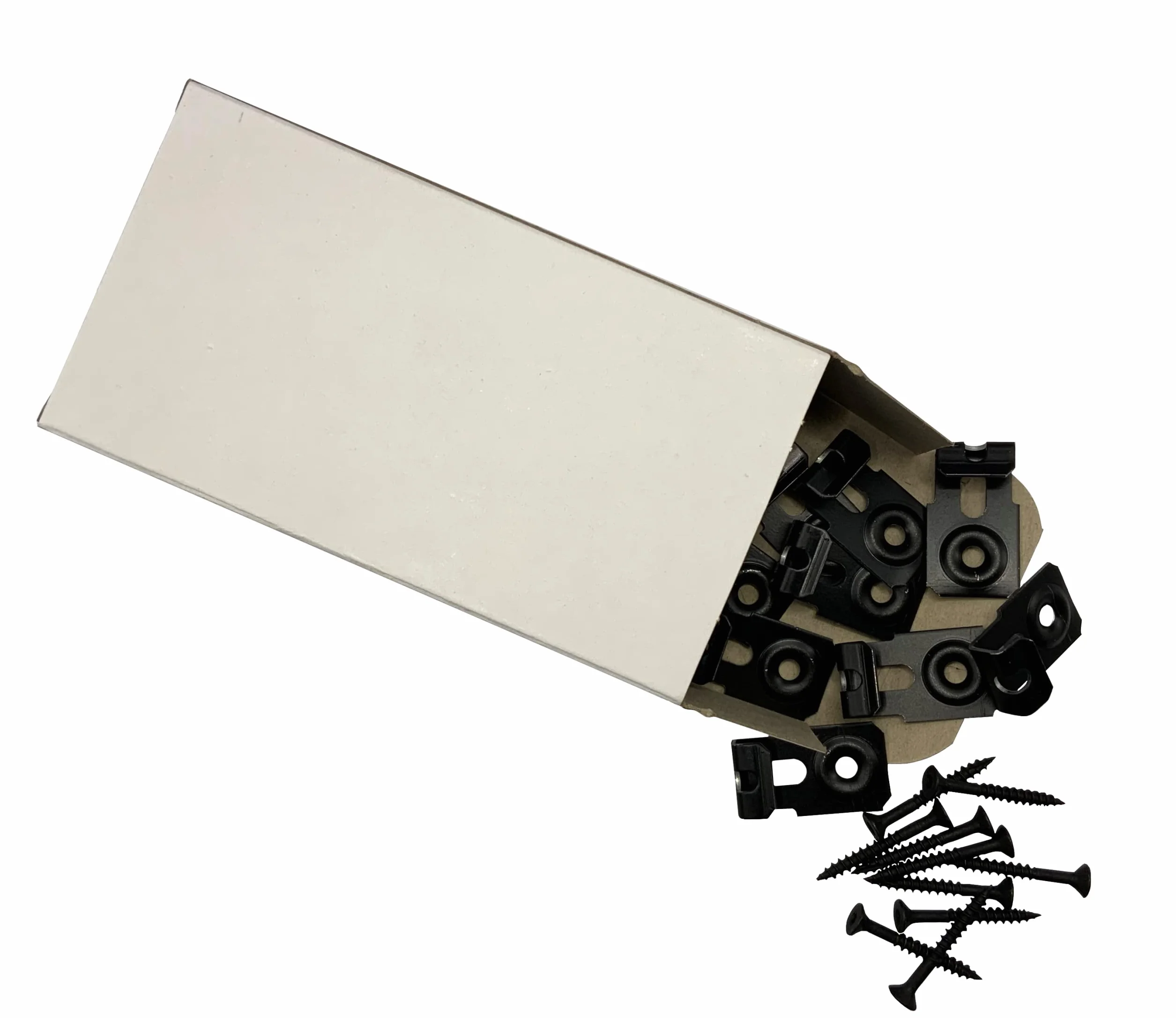 Klipsy do desek tarasowych WPC BPC 8,5 mm stal ocynkowana 10 sztuk