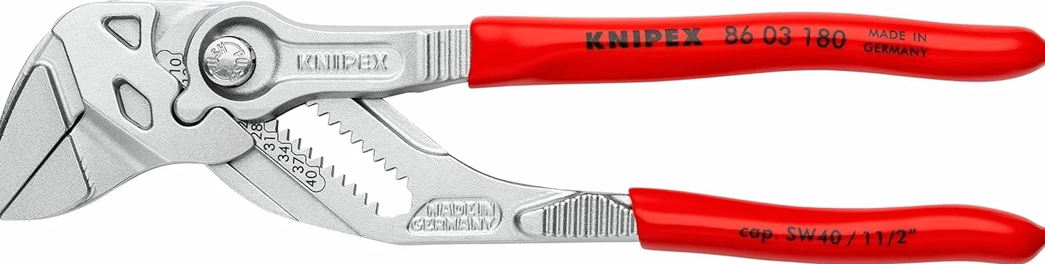 KNIPEX Szczypce-klucz chromowany 180 mm 86 03 180 SB