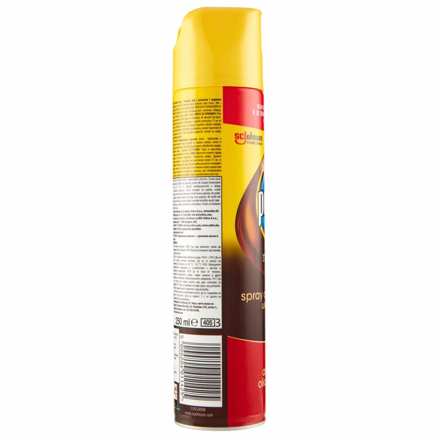 3 x Pronto ravviva Spray Ambra & Argan środek czyszczący 300 ml Środek czyszczący do wyzwalania
