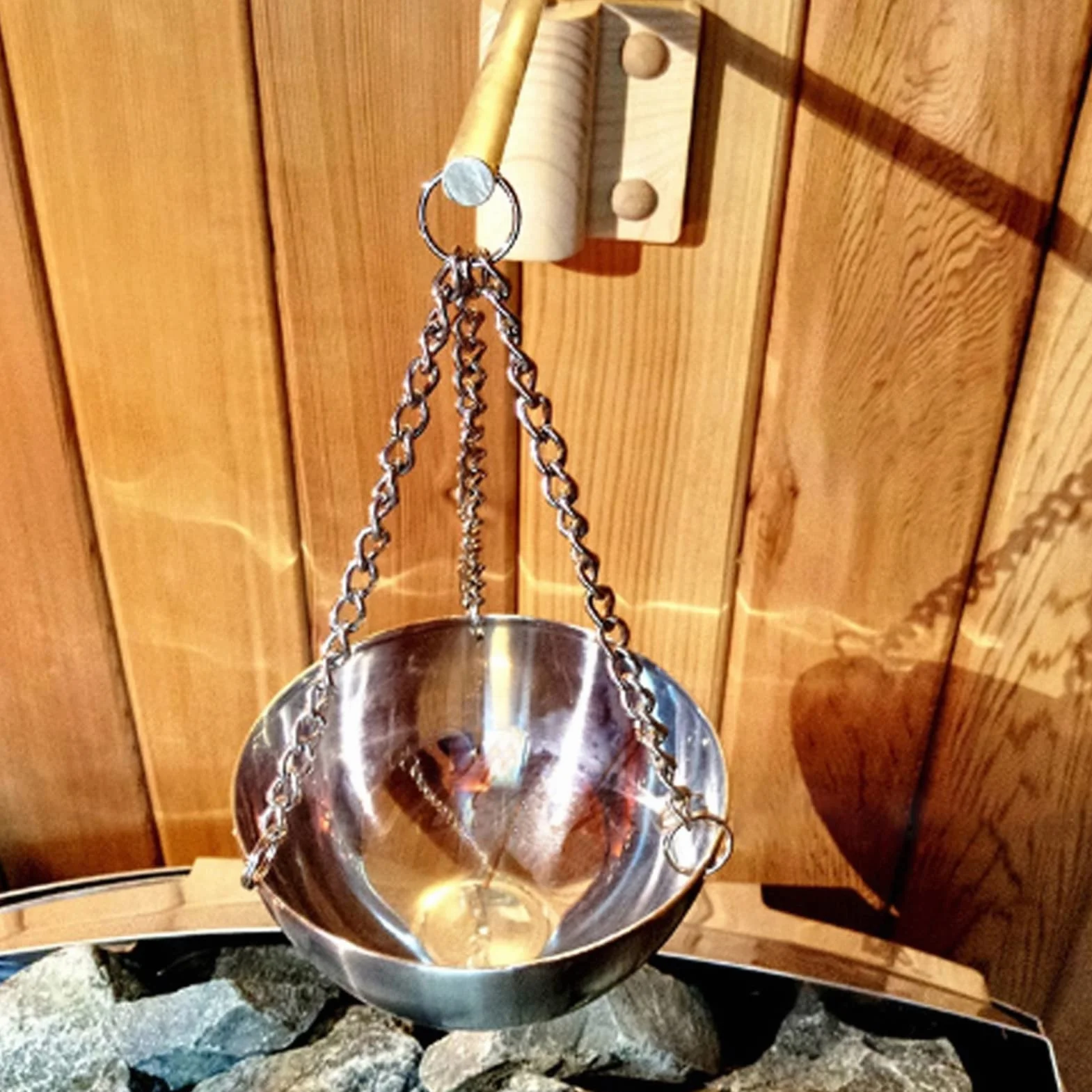 Stalowa Miska Aromaterapeutyczna 20 cm Akcesoria do Sauny