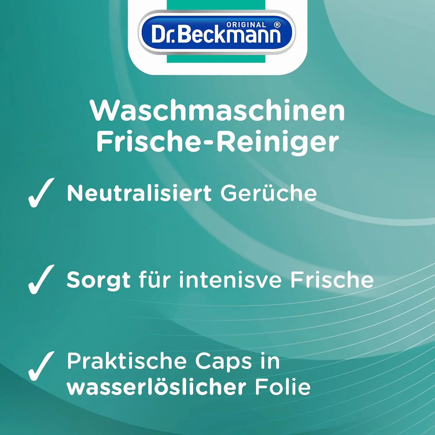 Dr. Beckmann Środek czyszczący do pralek | środek czyszczący w praktycznym formacie Cap, 3 x 20 g