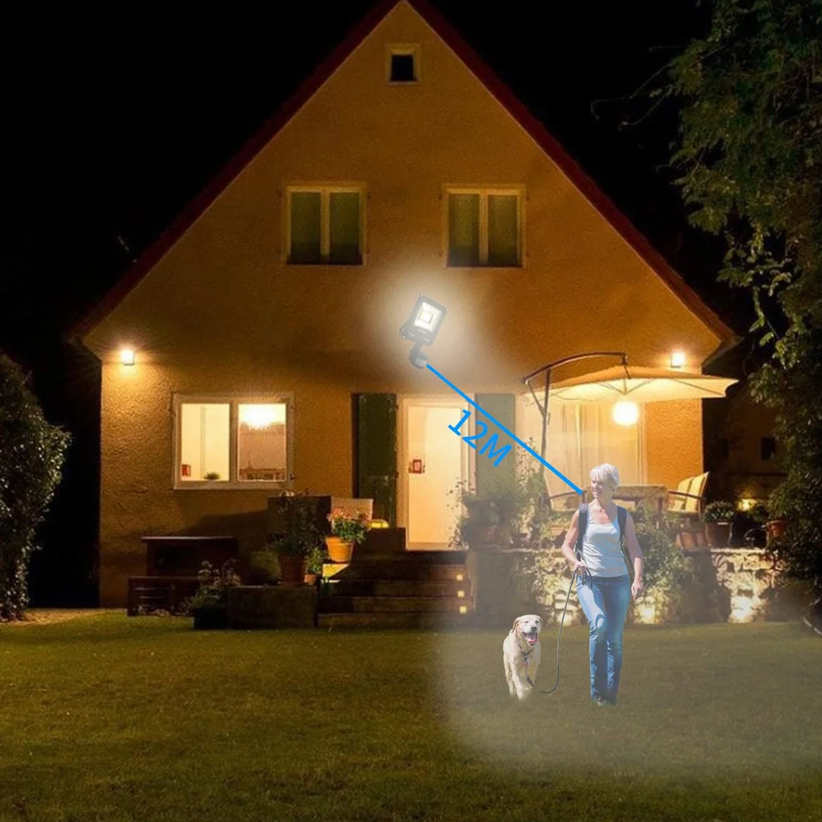 Reflektor LED Zewnętrzny 12-24 V DC 30 W 6000 K IP66 Wodoodporny