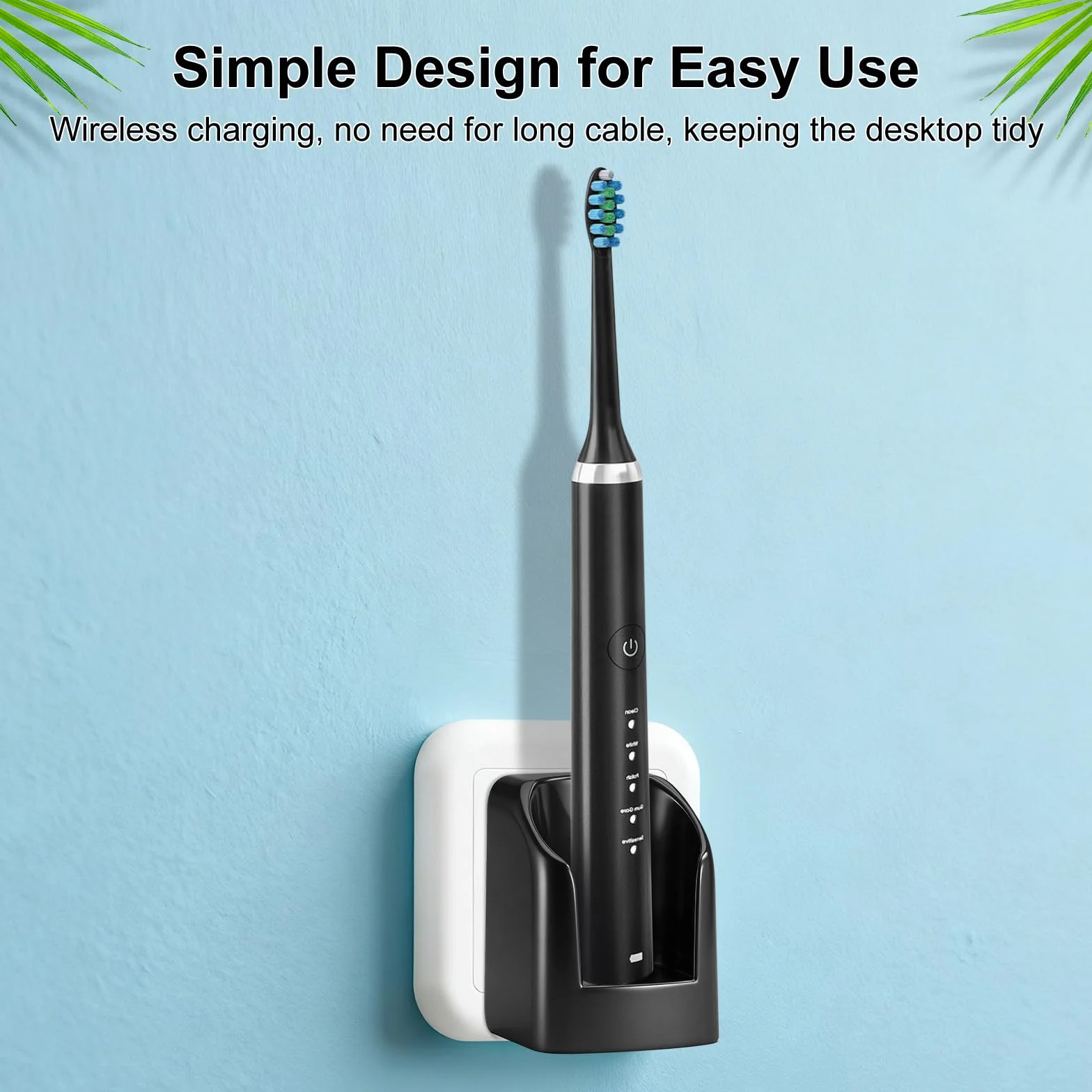 Elektryczna ładowarka do szczoteczki do zębów do jamy ustnej B, wtyczka EU kompatybilna ze szczoteczką do zębów Oral B, wodoodporna wtyczka ładująca IP67, bezprzewodowa ładowarka kompatybilna z Oral-B