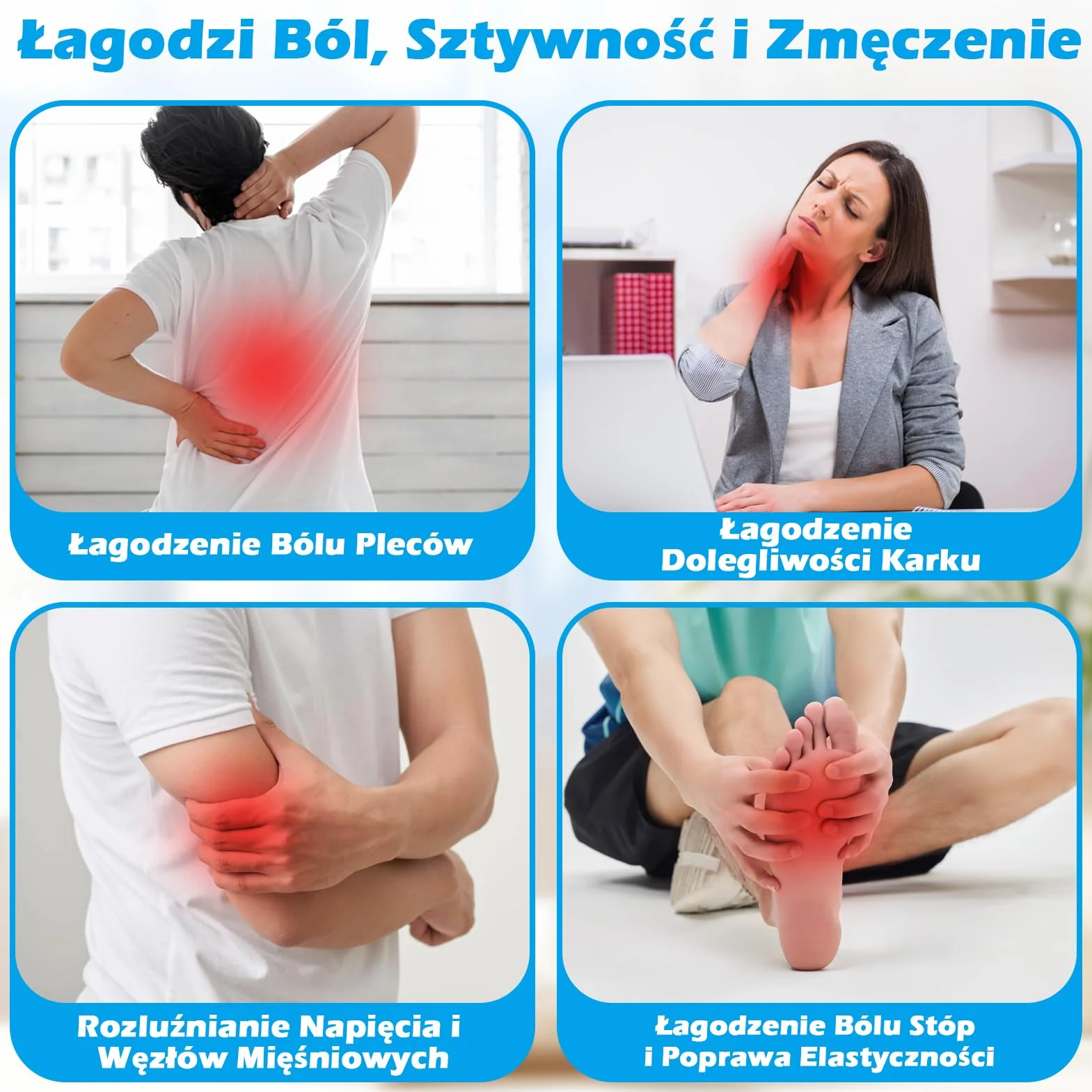 Kolczasta piłka do masażu, twarde wałki do masażu fizjoterapeutycznego, masaż głębokich tkanek