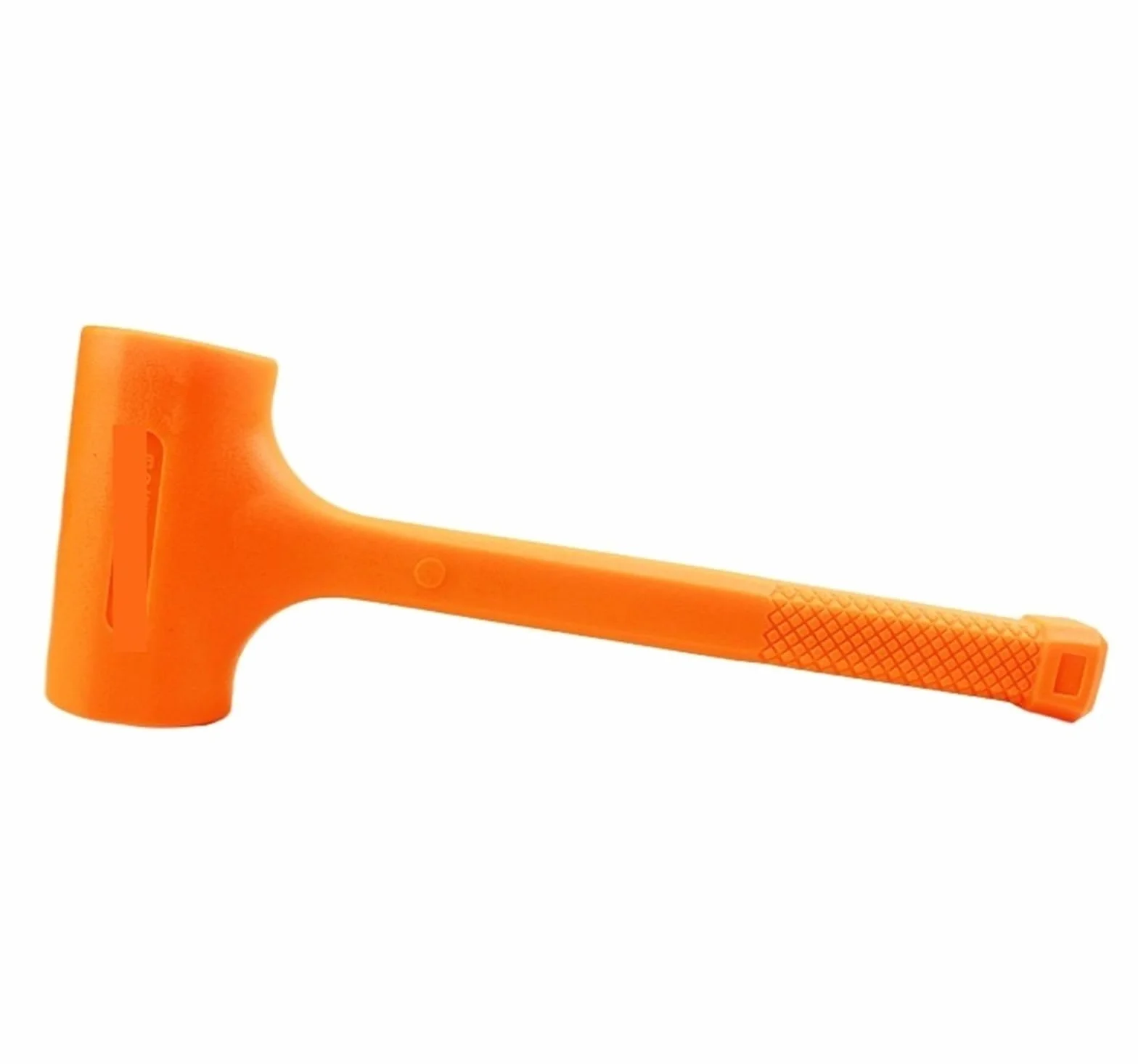 0,5-4LB Wielofunkcyjne narzędzie Młotek do dmuchania Pomarańczowy miękki gumowy młotek instalacyjny Narzędzie podłóg drewnianych Brak elastyczności(1 LB)