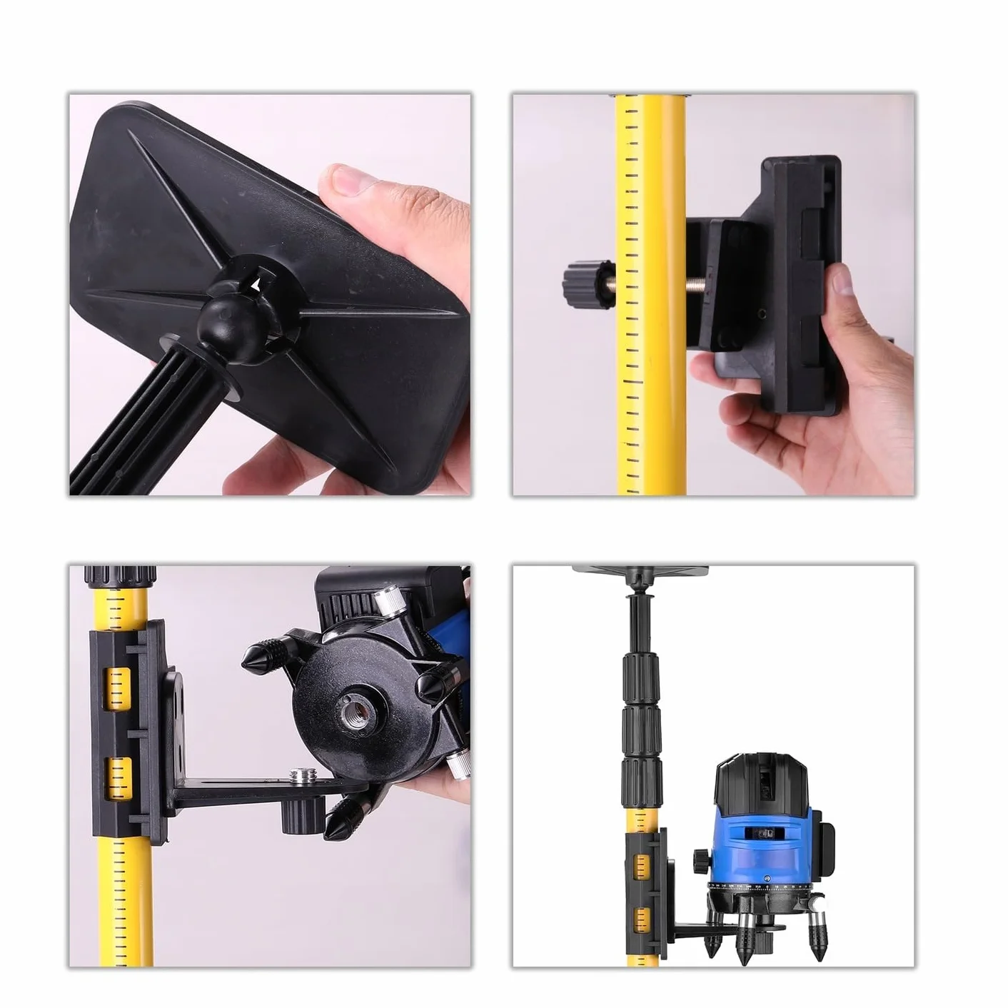 TYCZKA STATYW 350CM 3,5M LASER POZIOMICA LASEROWA
