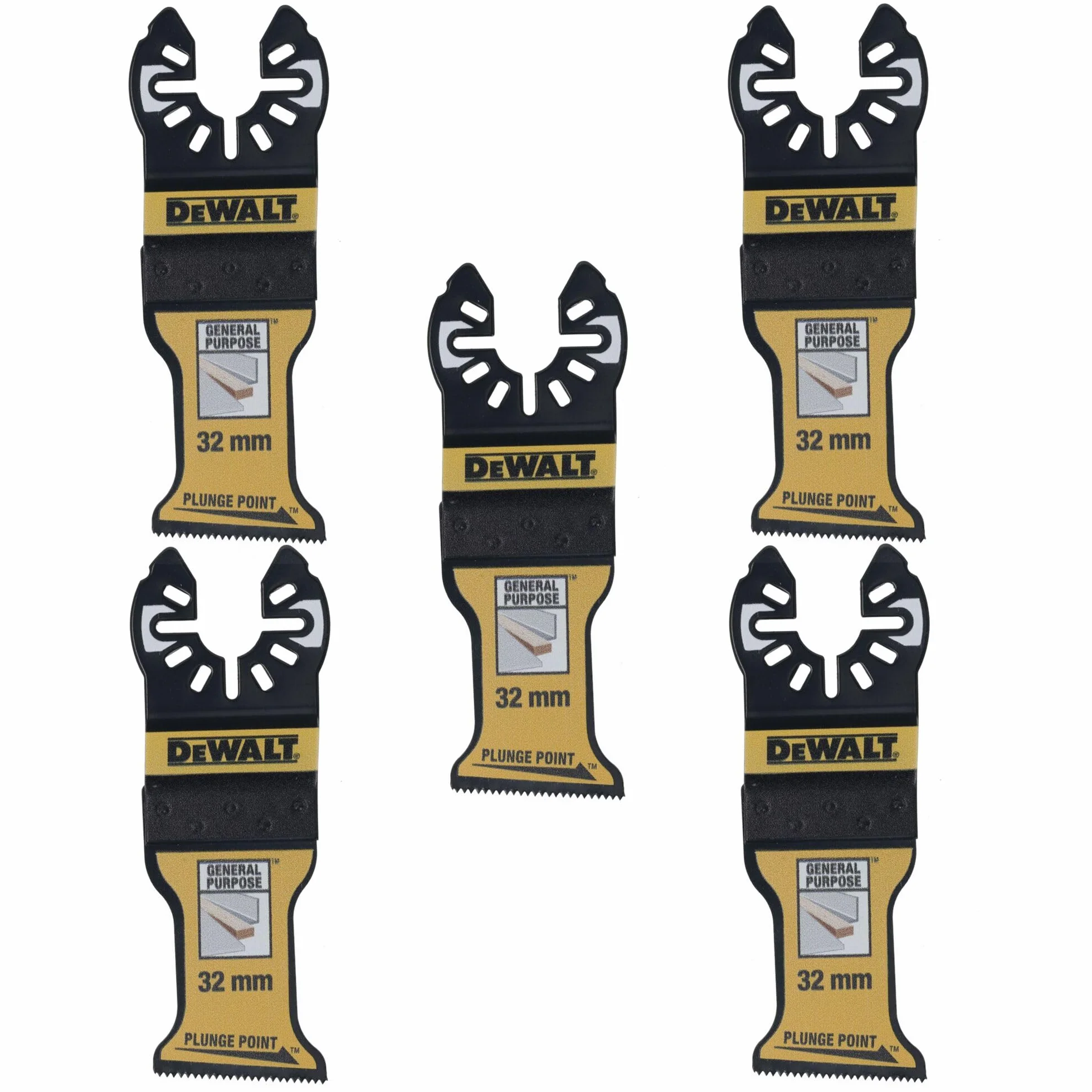DeWalt 32 mm Bi-Metal Plunge Point Blade (5 szt.) DT20776-QZ