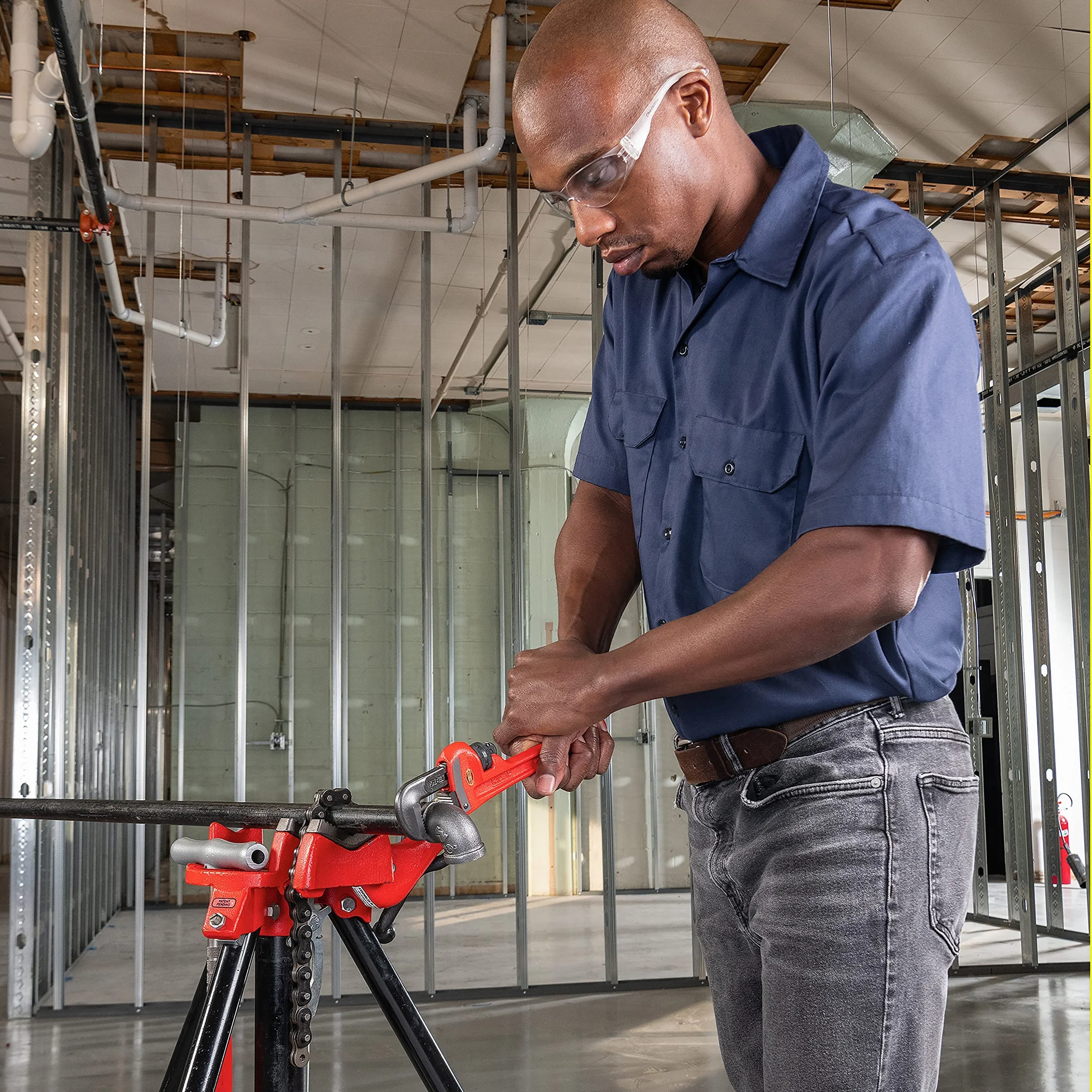 RIDGID 31010 model 10" prosty klucz do rur do dużych obciążeń, klucz sanitarny 10"