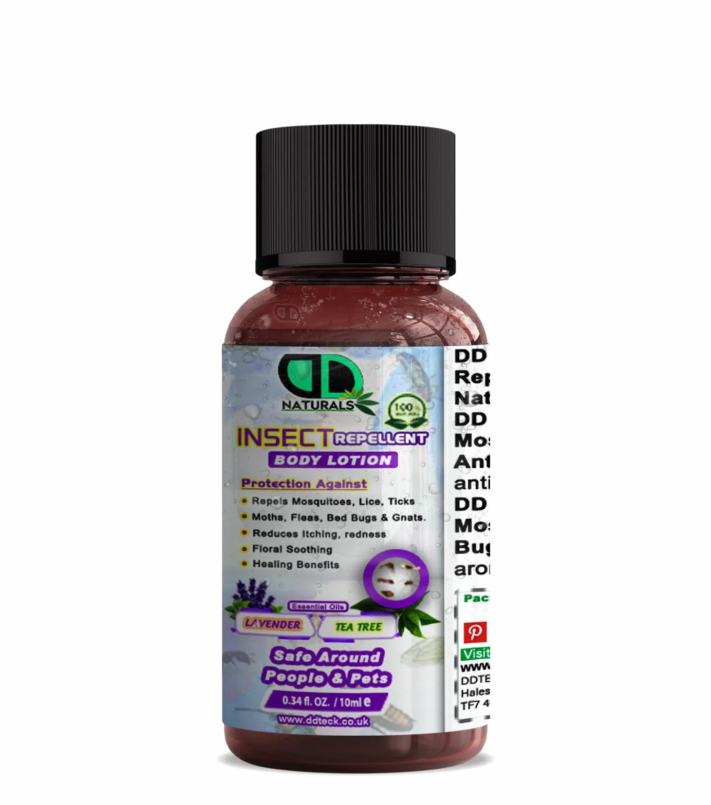 Balsam do ciała odstraszający owady 100% naturalny olejki eteryczne lawenda drzewo herbaciane