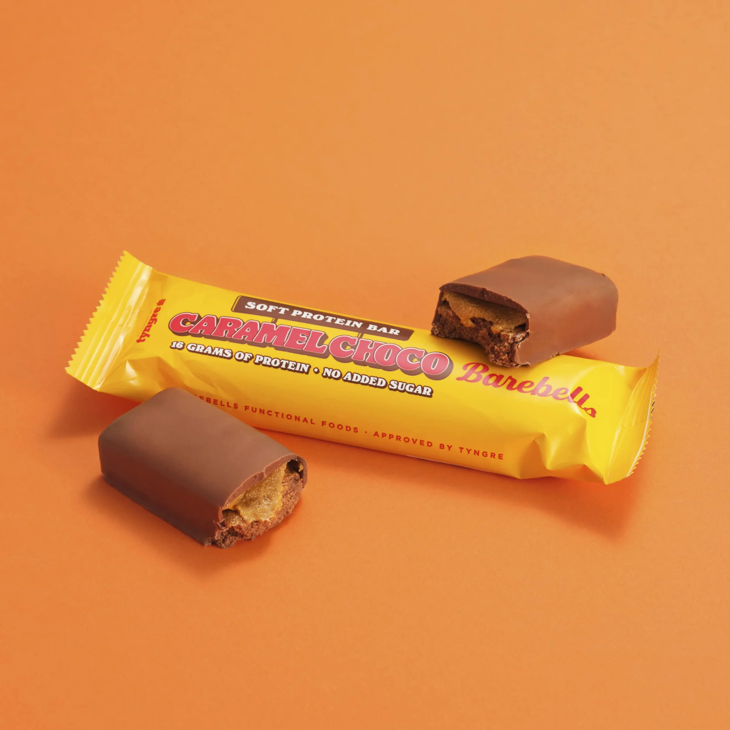 Barebells Soft Protein Bar | batonik proteinowy o niskiej zawartości cukru (karmelowy Choc, 12 x 55 g)