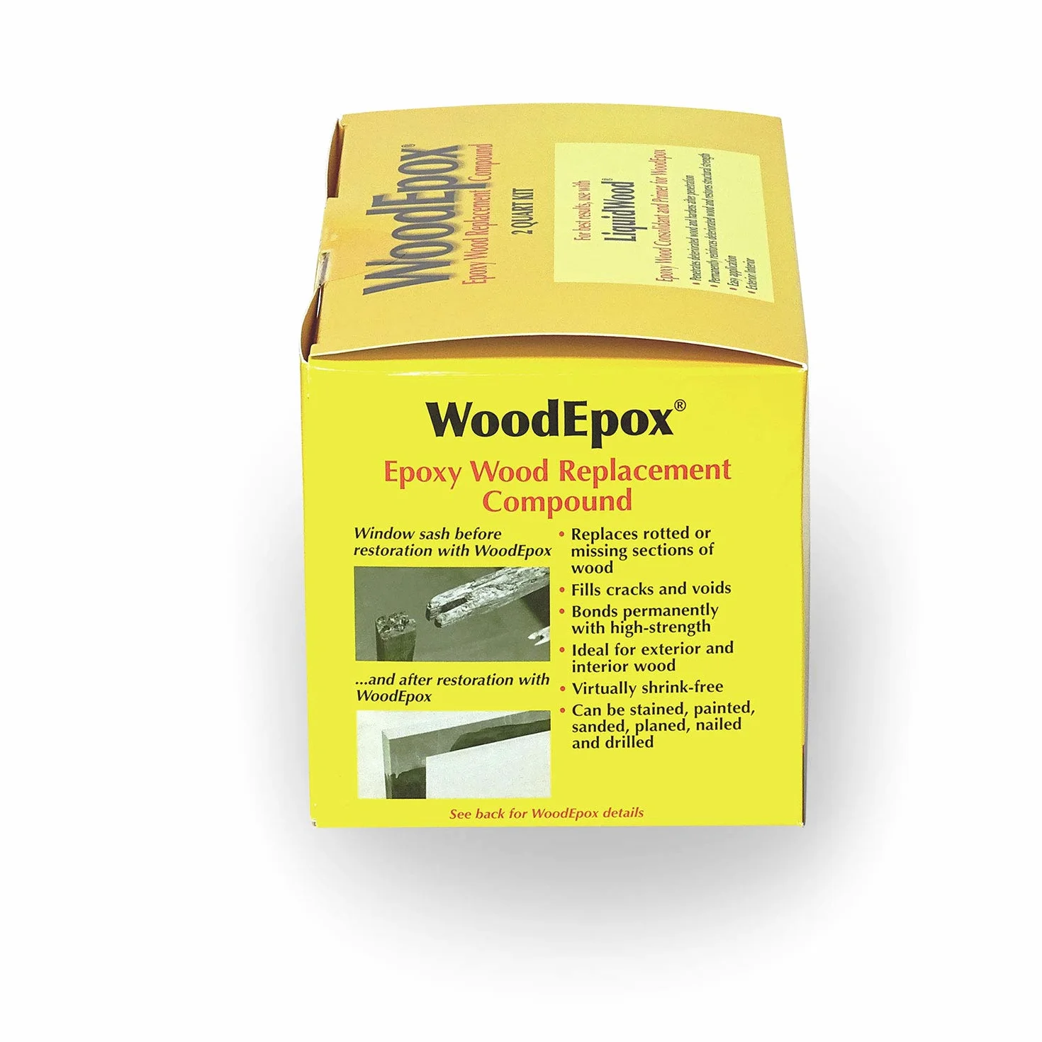 Abatron Epoxy Wood Ersatzkomposit, 2-Quart Kit, Teil A & B