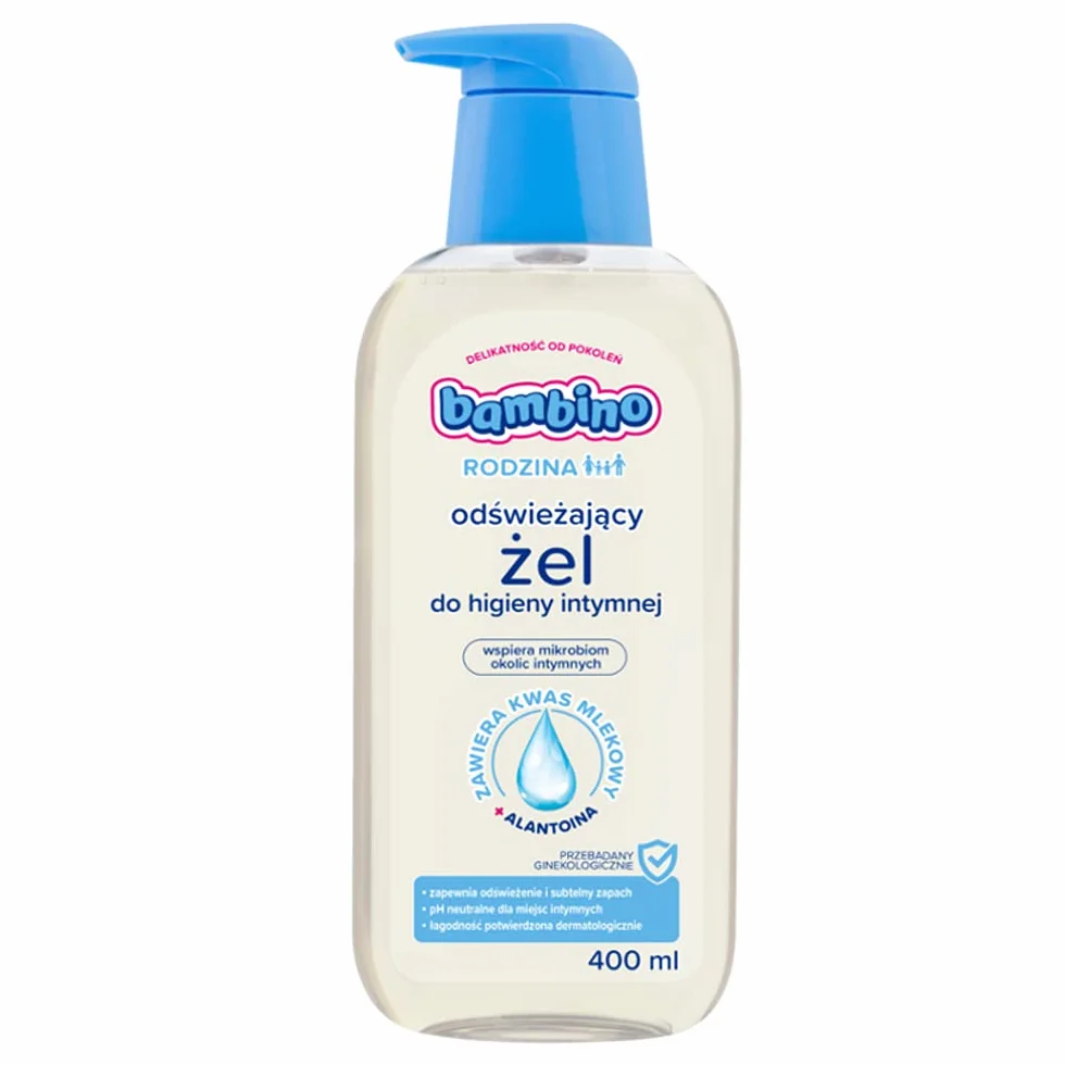 Bambino Odświeżający żel do higieny intymnej hiperdelikatny 400 ml