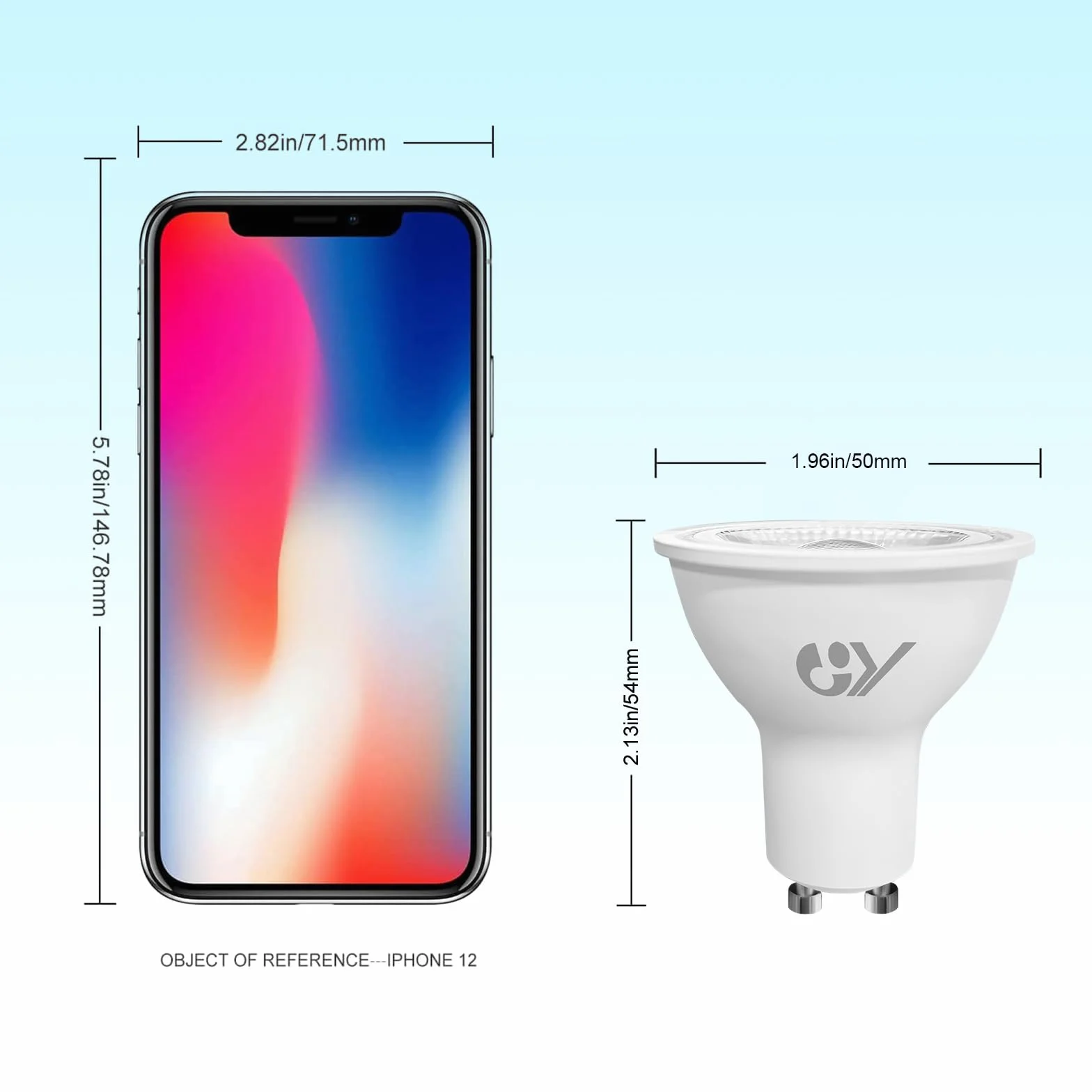 GY GU10 żarówki LED 10 W (odpowiednik 100 W) 1100 lm, 4000K neutralna biel, szerokie wiązki 120°, szkło matowe, nieściemnialna żarówka LED GU10 6 sztuk (zestaw 1)