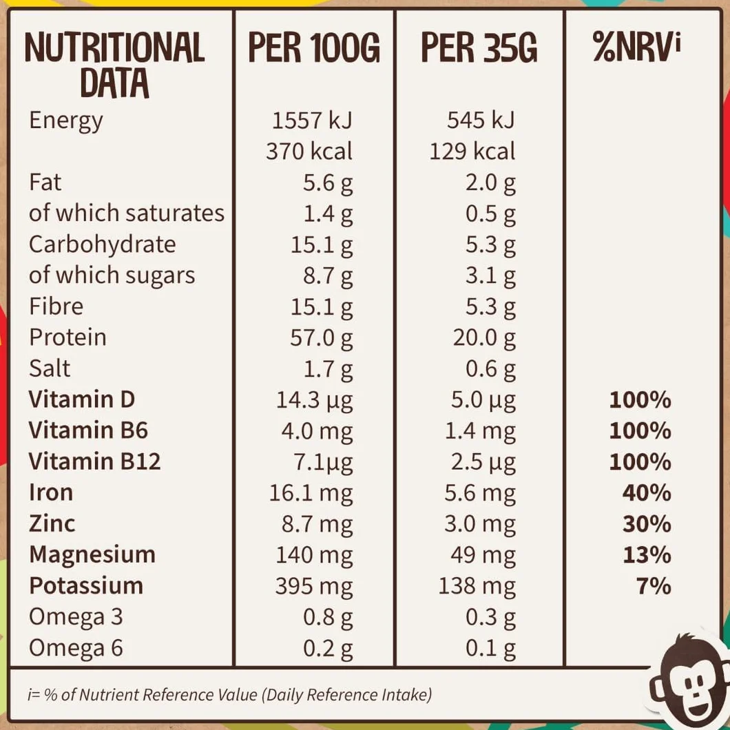 Wegański proszek białkowy (1 kg) - 28 porcji - EarthChamp by Wyldsson - Waniliowy shake proteinowy na bazie roślin, bez nabiału, bezglutenowy, bez laktozy (waniliowy)