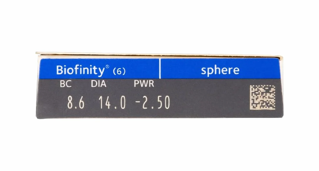 Biofinity 6 szt moc -4,25