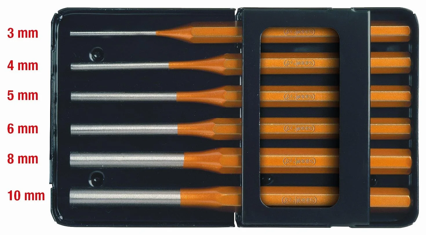 KS Tools 162.0370 Zestaw wybijaków, 6-szt