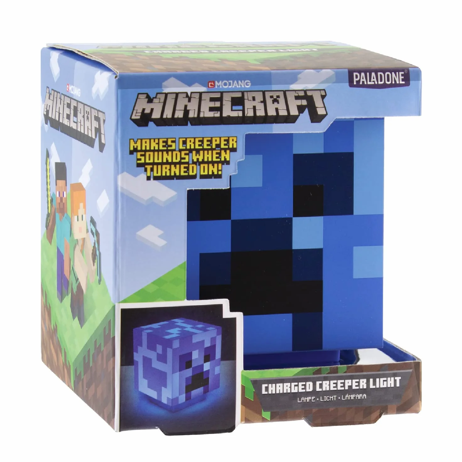Minecraft Charged Creeper Light z dźwiękami