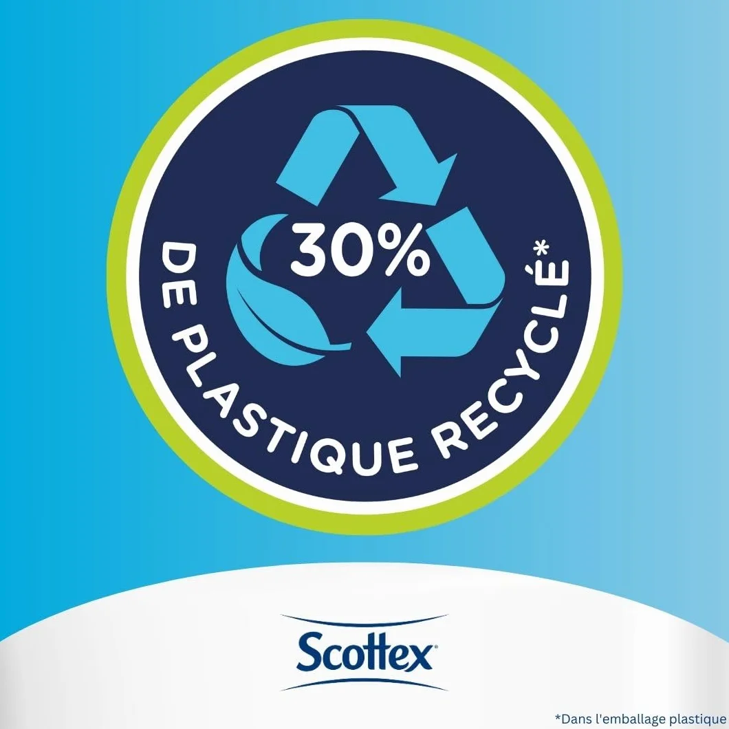 Scottex® Complete Clean Mokry papier toaletowy - 504 chusteczki (12 opakowań x 42 chusteczki)