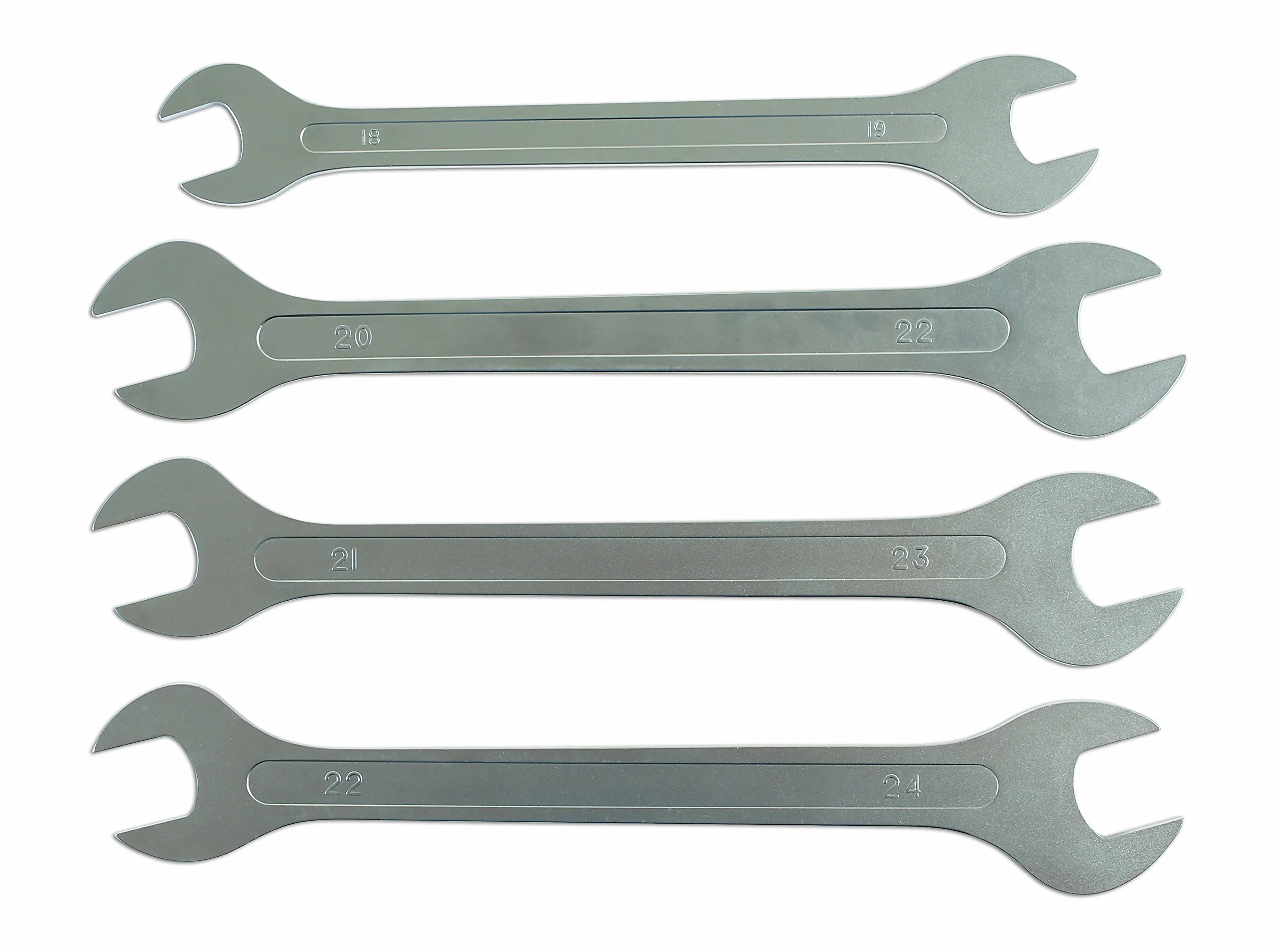 Zestaw kluczy laserowych 6789 - Ultra cienki 4 szt, srebrny