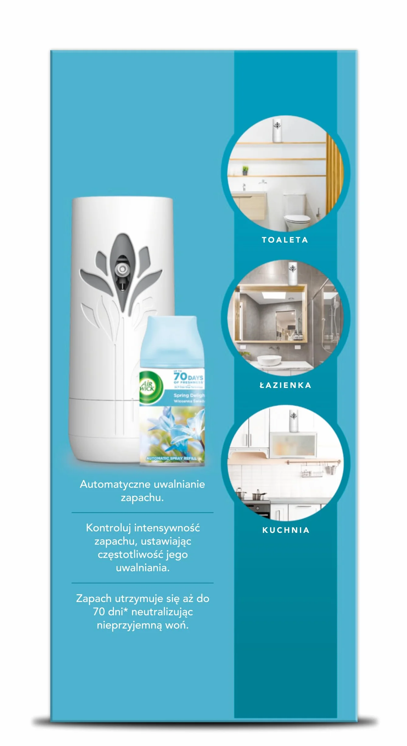Air Wick Pure Freshmatic Automatyczny odświeżacz powietrza zapach Wiosenna Świeżość